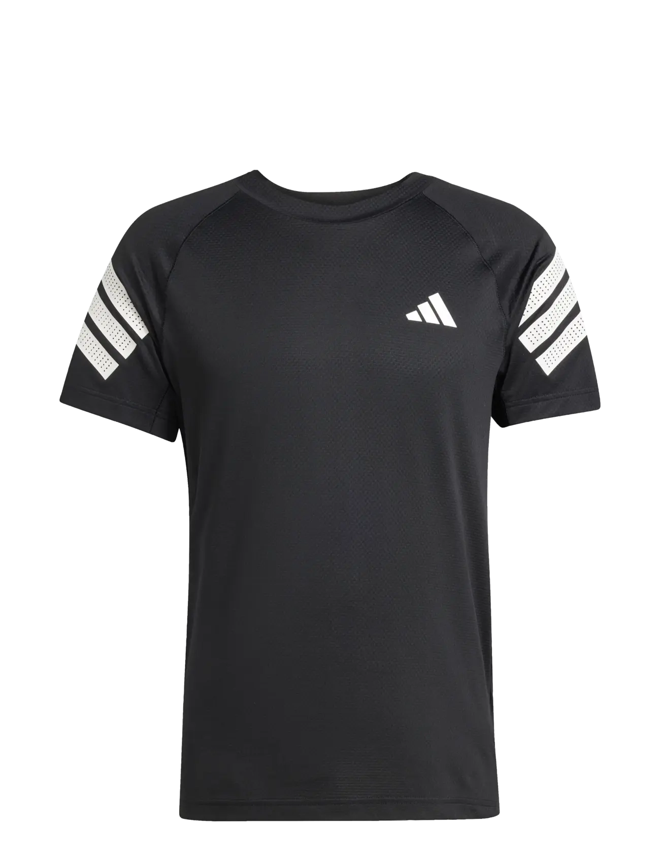 adidas Performance GYM+ 3S TEE - Clothing - BLACK/WHITE / black