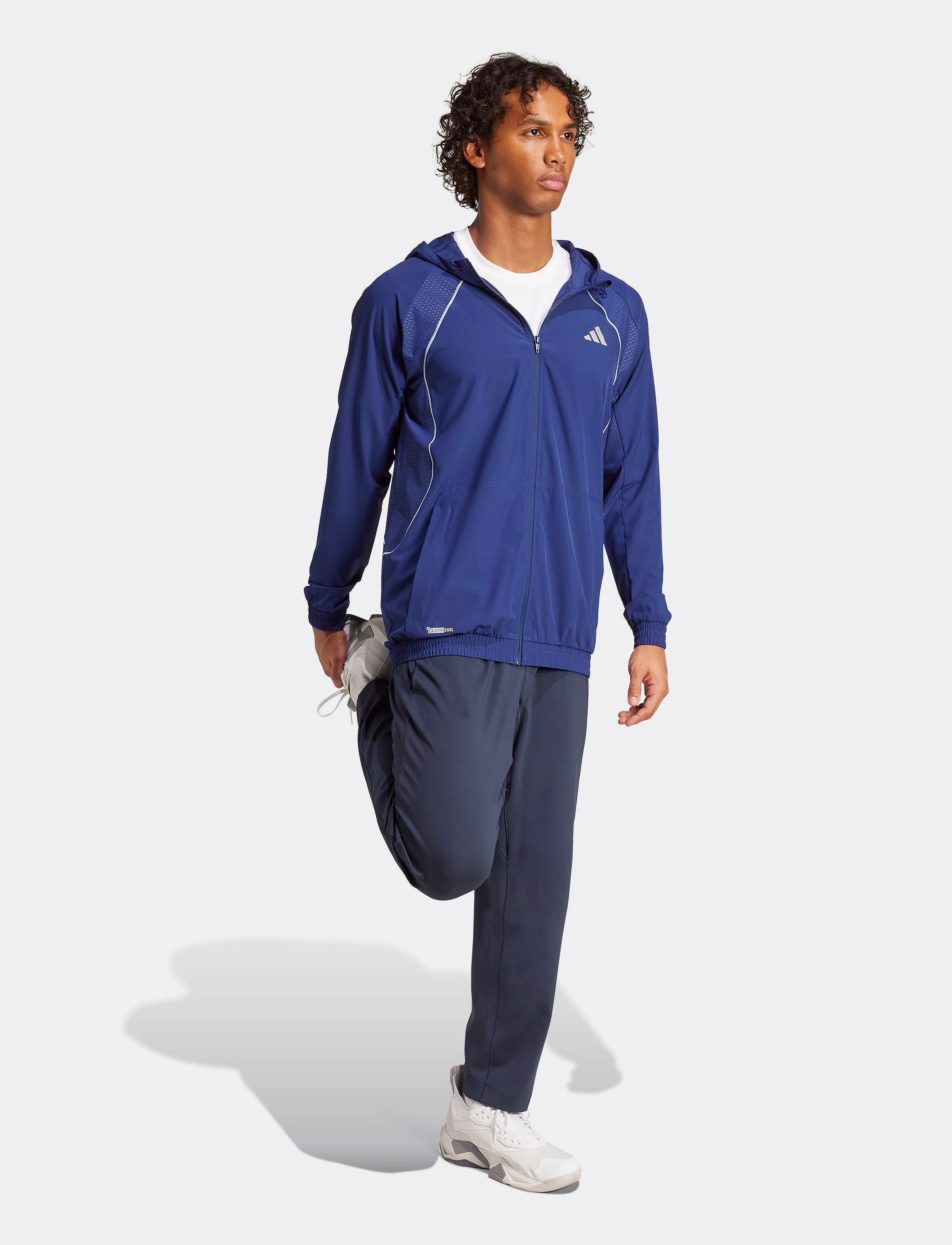 adidas Performance Tech App S-Top, XS, Sport Sweatshirts & Hoodies, Blau - Männerswear