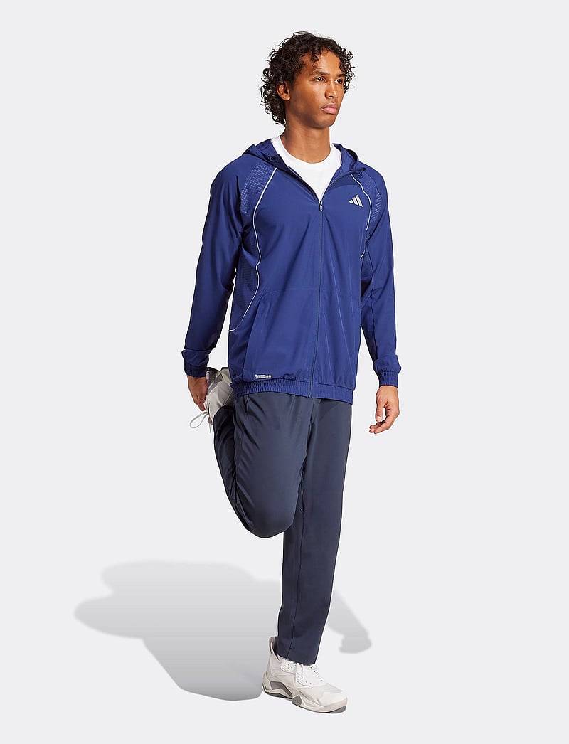 adidas Performance - TECH APP S-TOP - hættetrøjer - dkblue/globlu - 0
