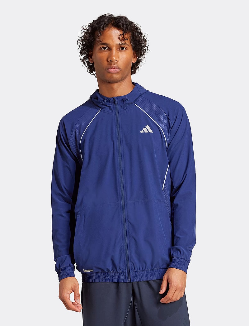 adidas Performance - TECH APP S-TOP - hættetrøjer - dkblue/globlu - 5