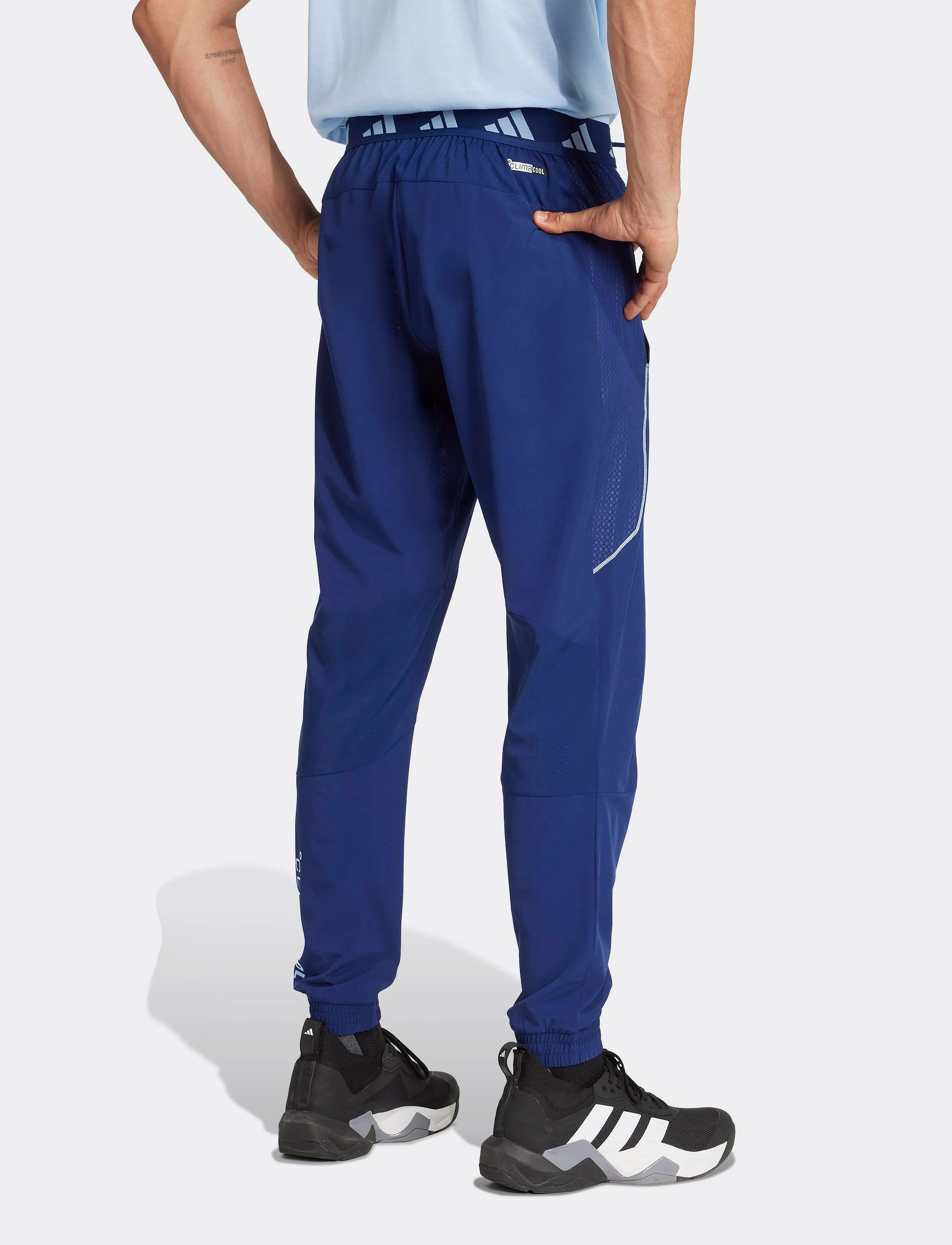 adidas Performance - TECH APP S-PANT - spordipüksid - dkblue/globlu - 5