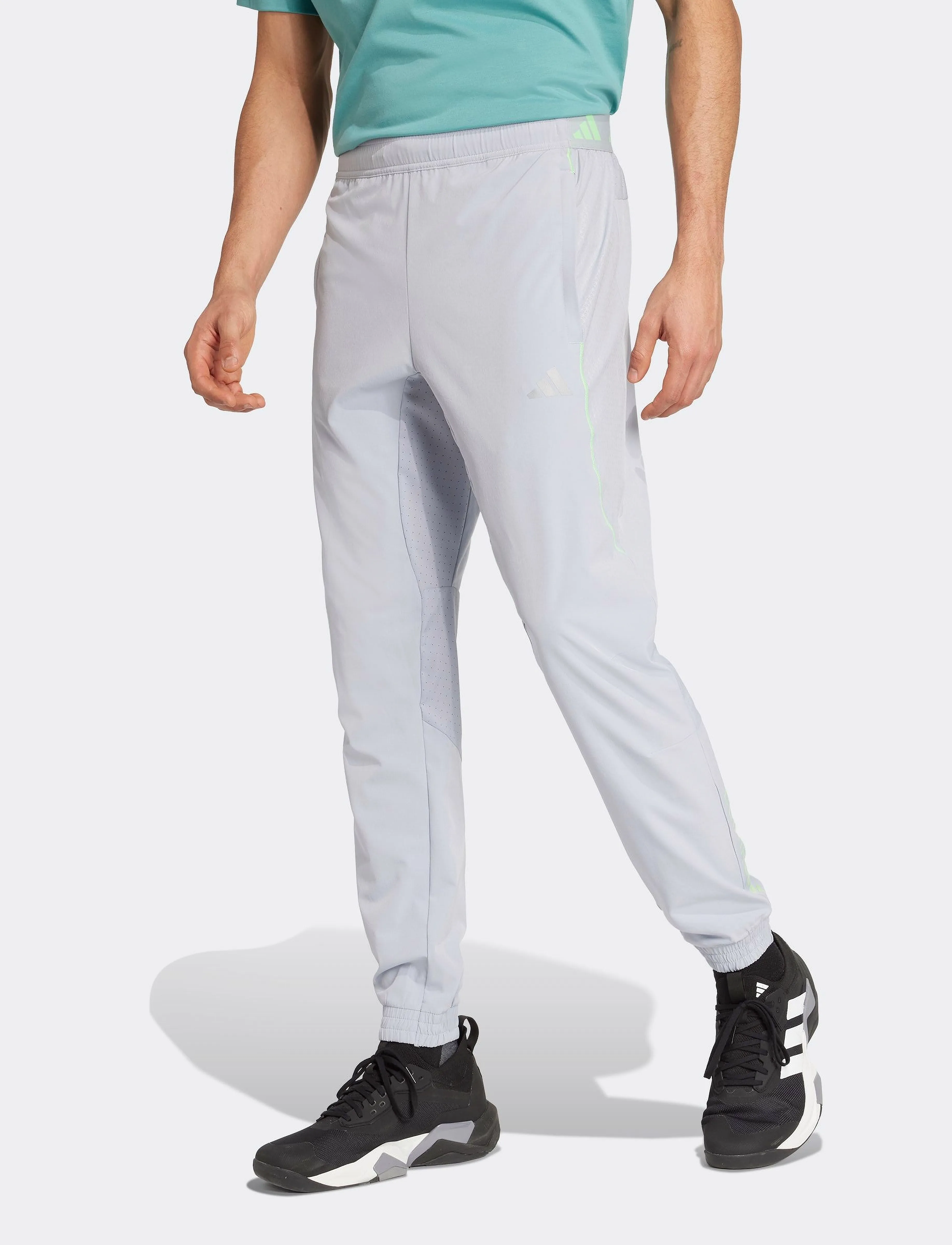 adidas Performance Tech App S-Pant, XXL, Grey, Sport Pants > Sport Training Pants, Herre
