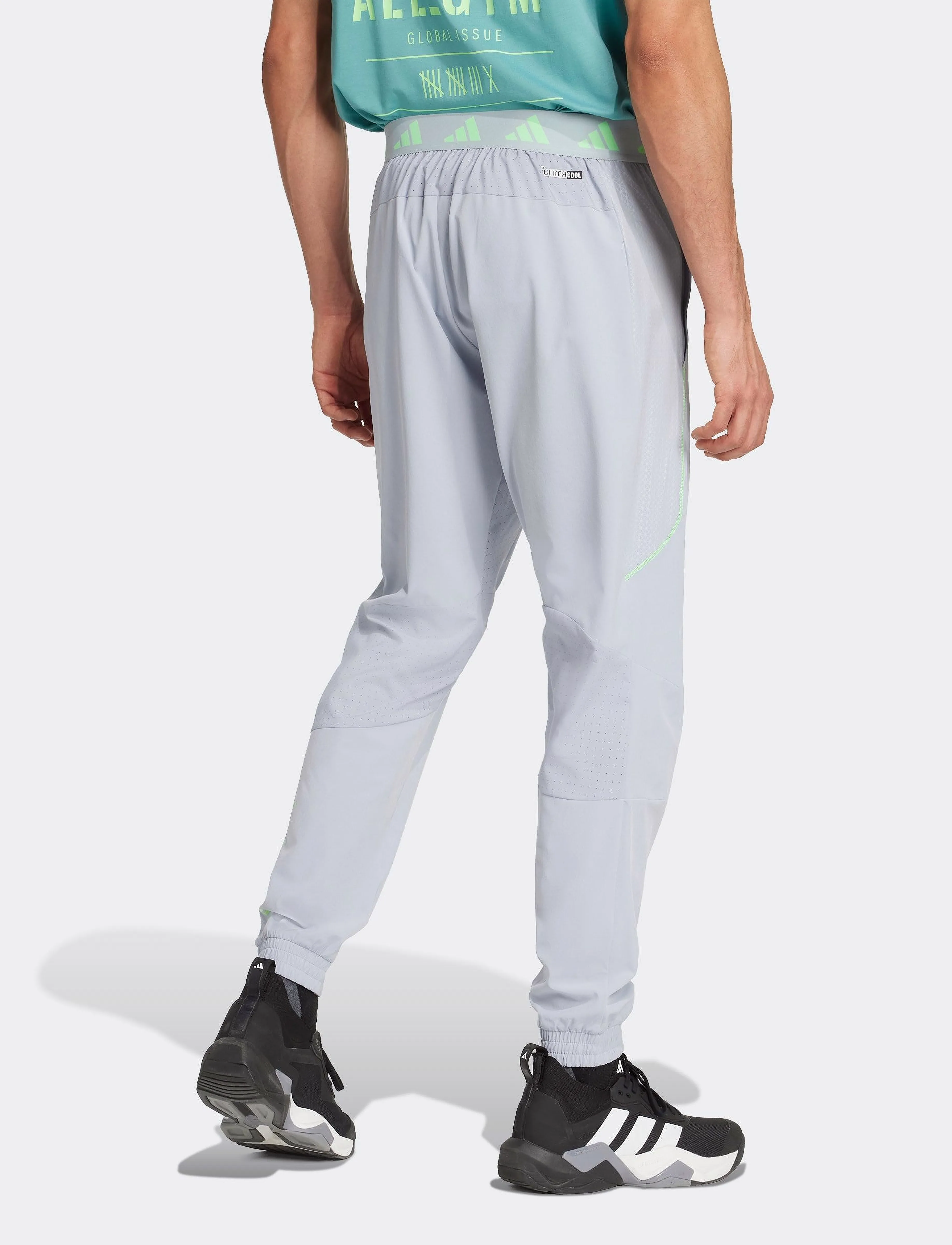 adidas Performance - TECH APP S-PANT - sports pants - halsil/limbur - 3