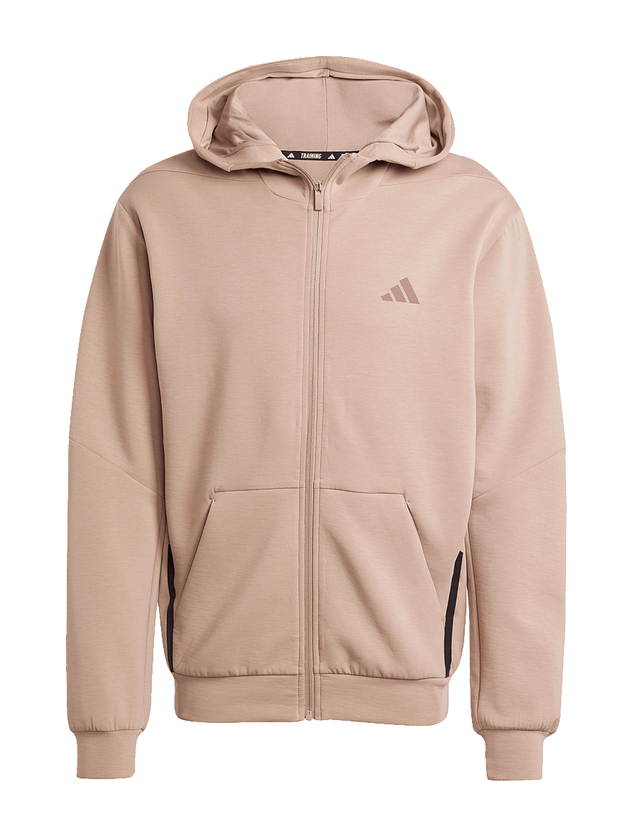 adidas Performance - D4T FULL-ZIP HO - kapuutsiga dressipluusid - chabrn - 1