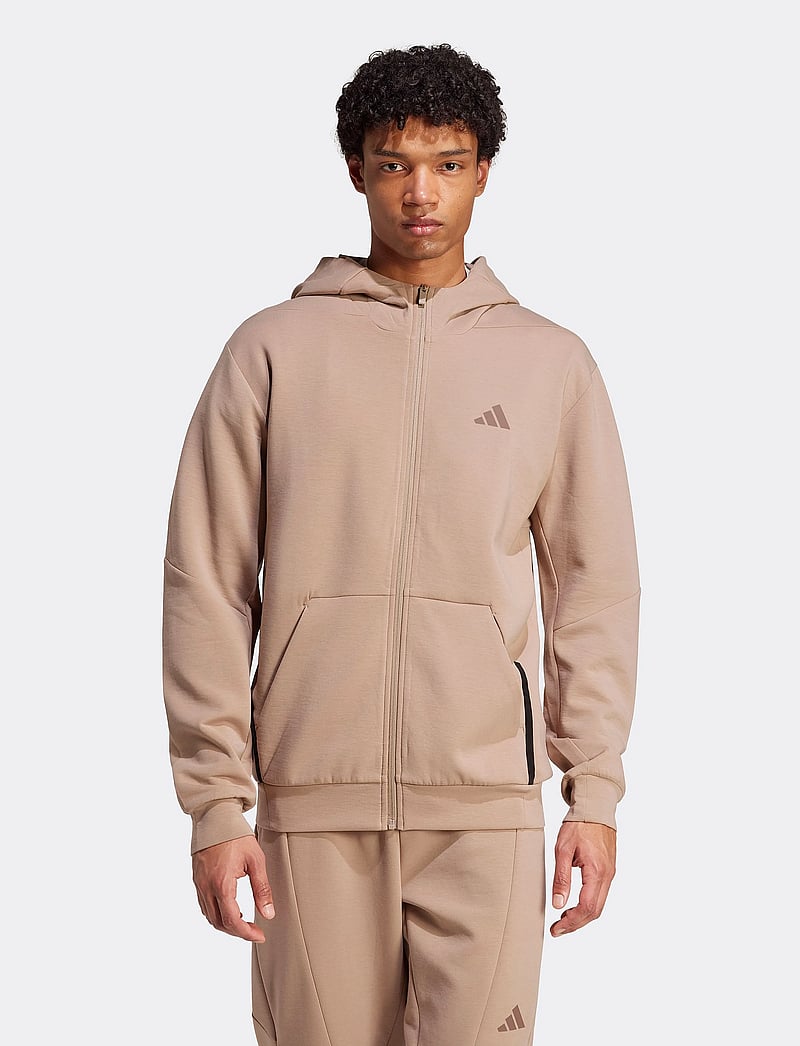adidas Performance - D4T FULL-ZIP HO - hættetrøjer - chabrn - 0