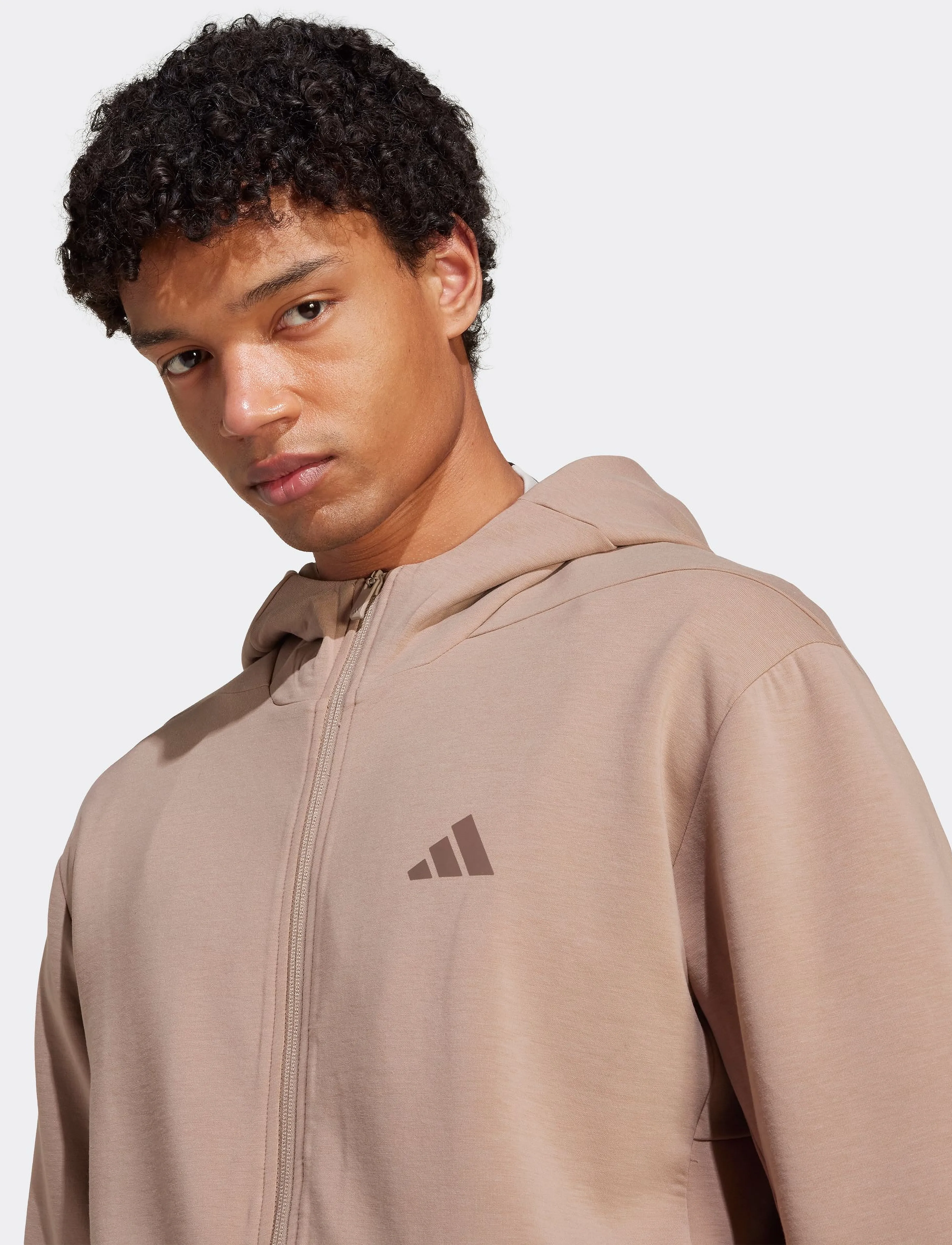 adidas Performance - D4T FULL-ZIP HO - kapuutsiga dressipluusid - chabrn - 3