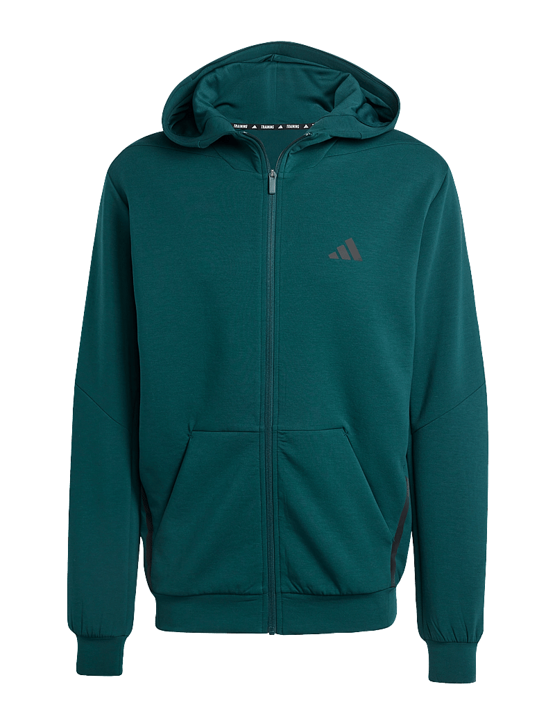 adidas Performance - D4T FULL-ZIP HO - hættetrøjer - aurivy - 1