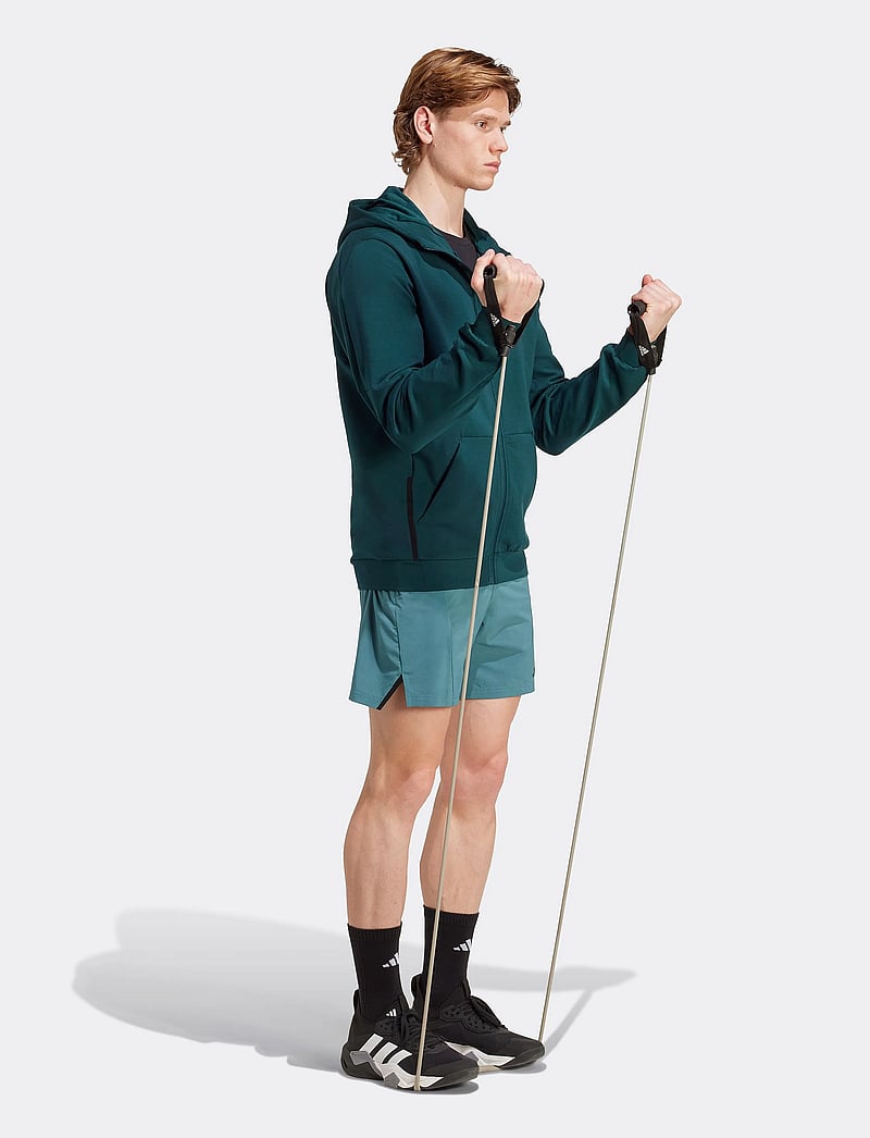 adidas Performance - D4T FULL-ZIP HO - hættetrøjer - aurivy - 0