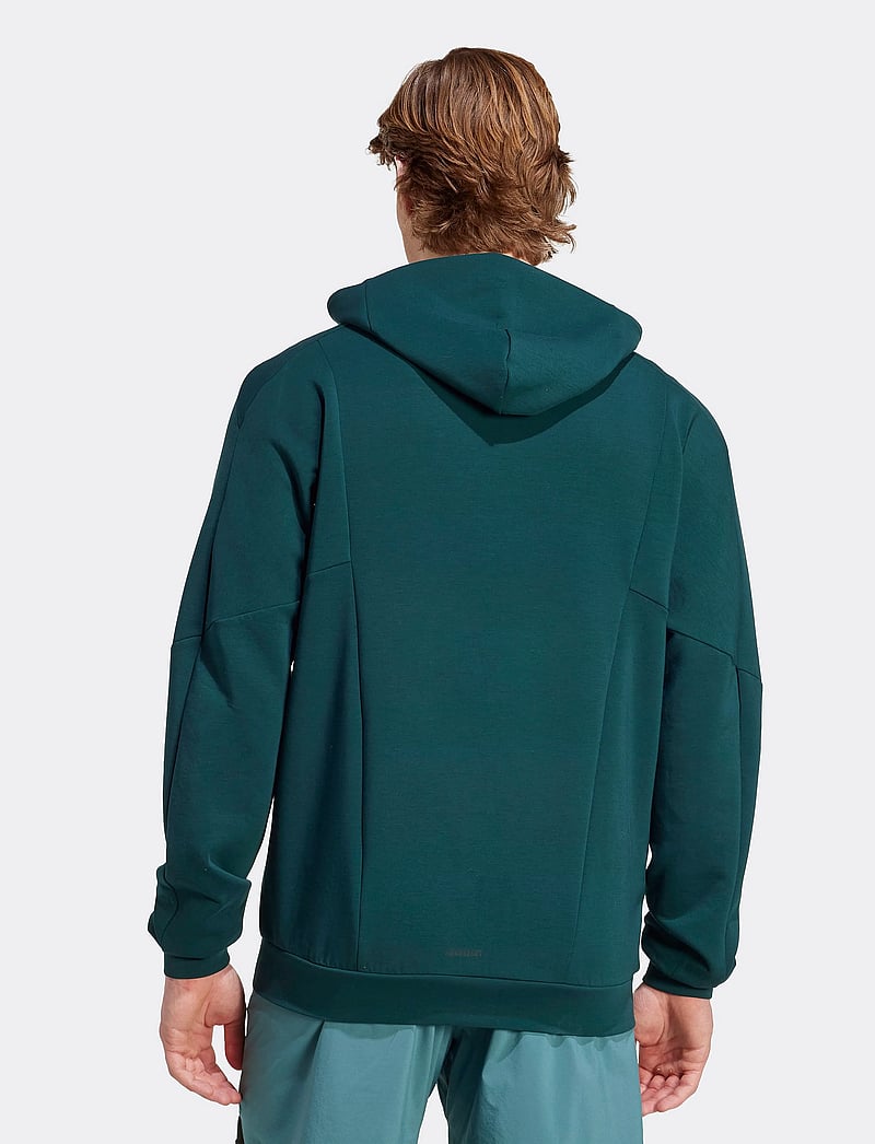adidas Performance - D4T FULL-ZIP HO - hættetrøjer - aurivy - 3