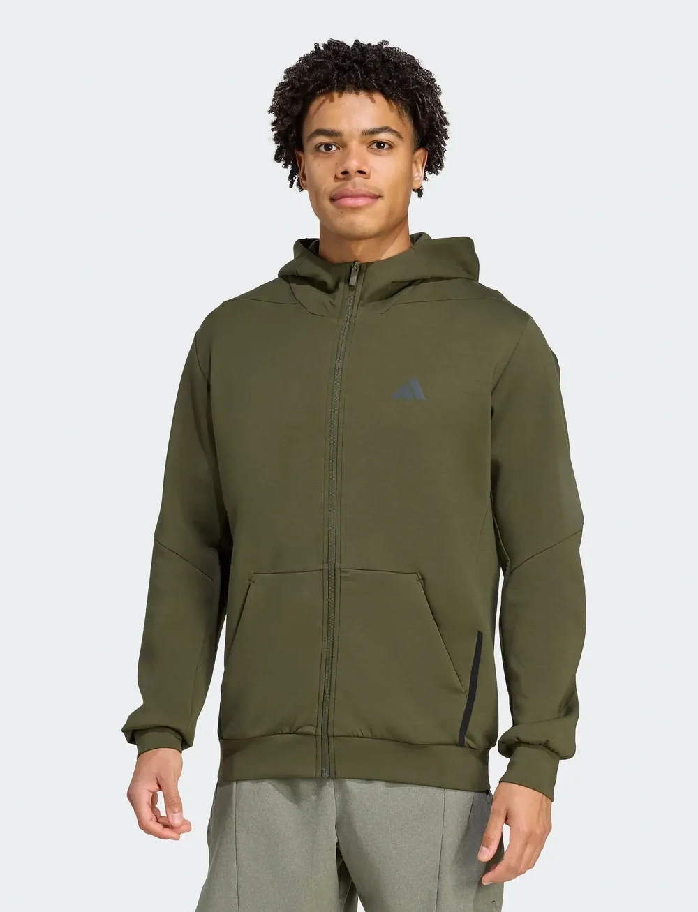 adidas Performance - D4T FULL-ZIP HO - kapuzenpullover - ngtcar - 0