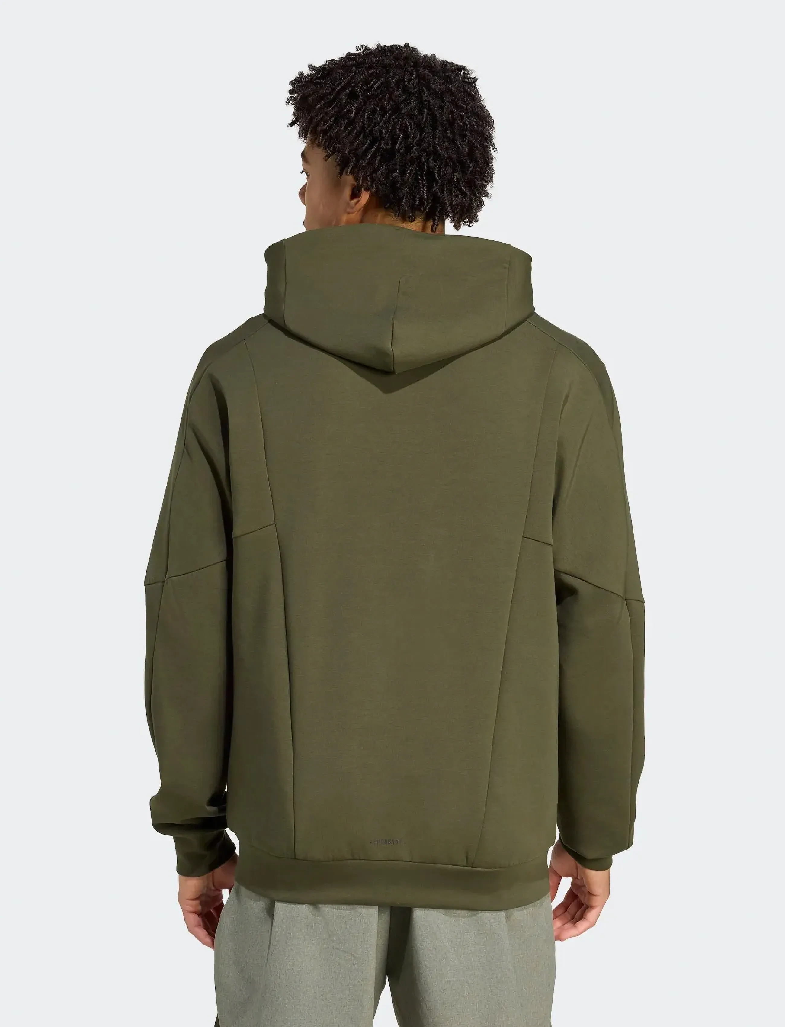 adidas Performance - D4T FULL-ZIP HO - huvtröjor - ngtcar - 3