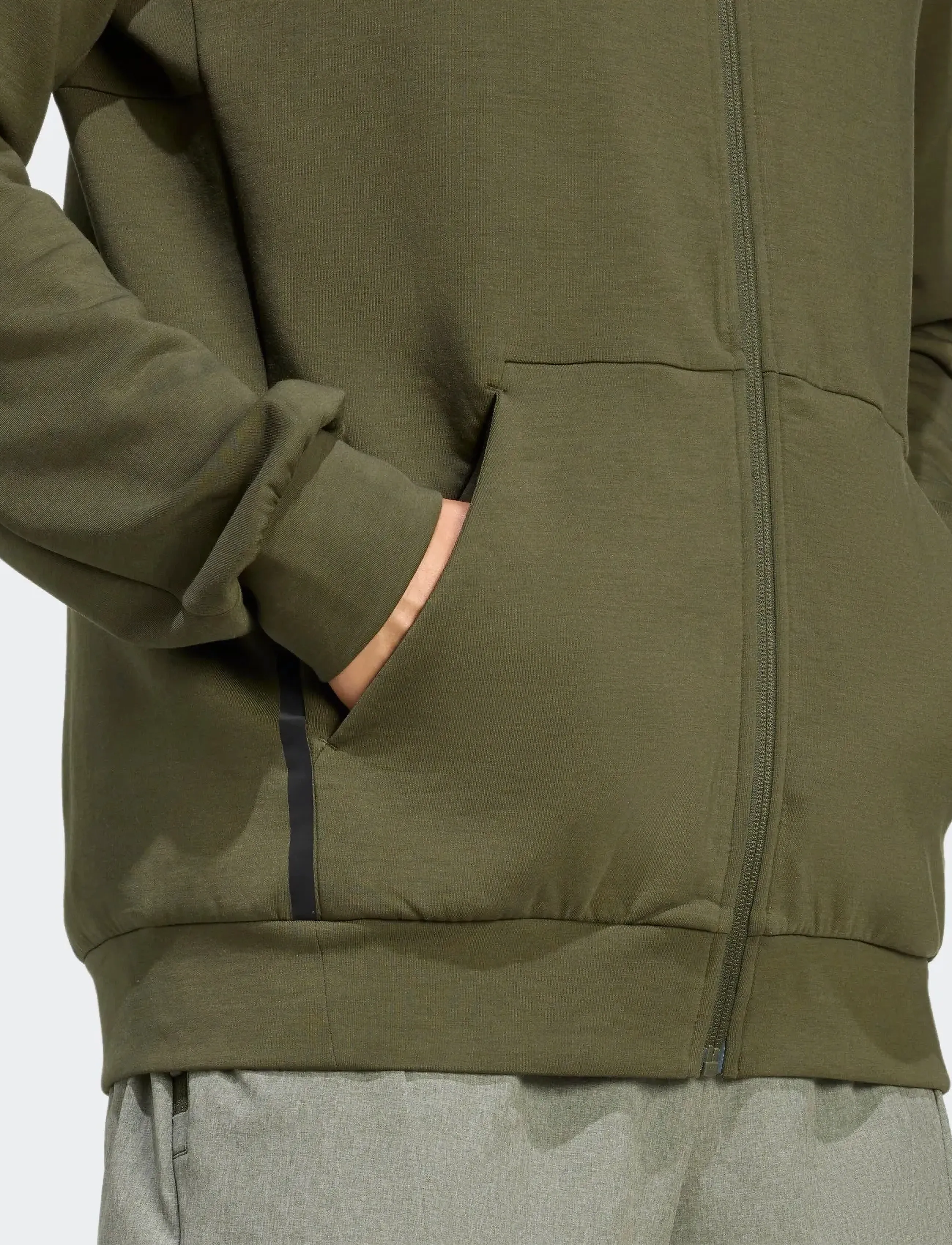 adidas Performance - D4T FULL-ZIP HO - huvtröjor - ngtcar - 4