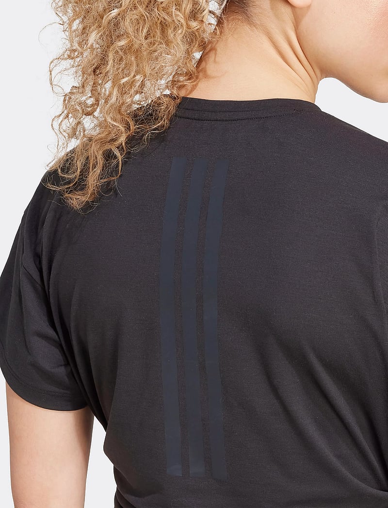 adidas Performance - Power Tee - t-shirts - black - 2