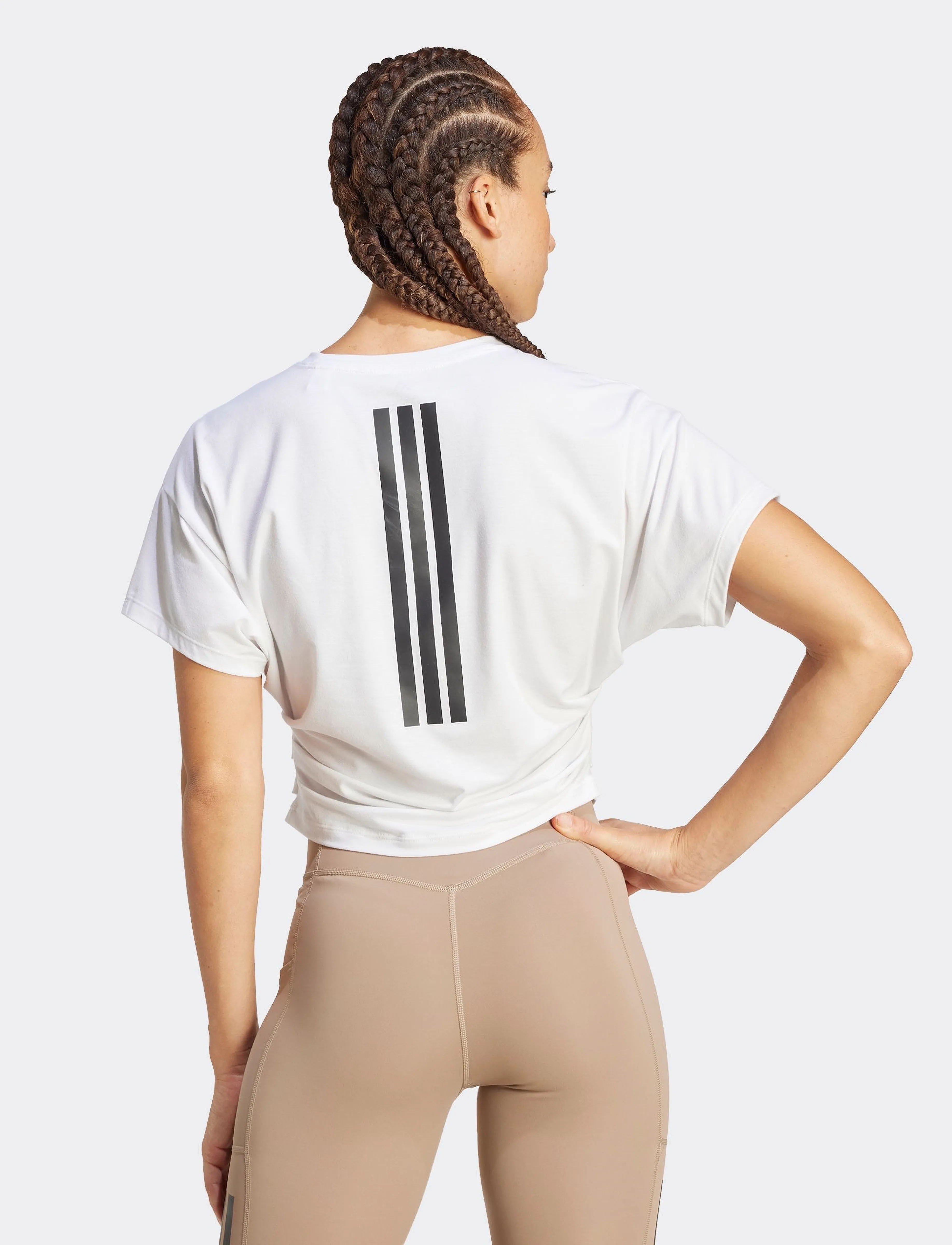 adidas Performance - PrimeLift Tee - t-shirts - white - 4