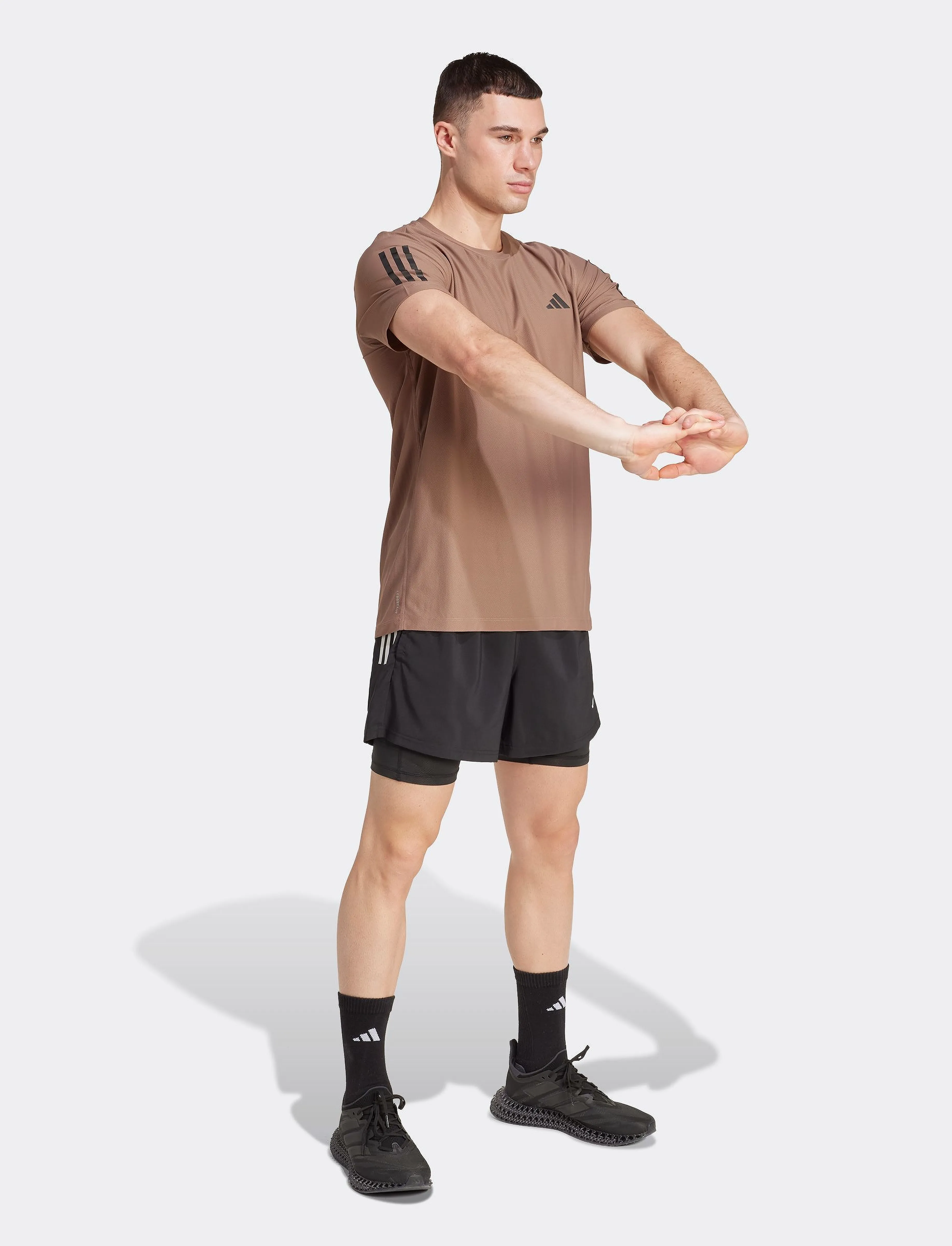 adidas Performance - OTR B TEE - t-shirts - trabrn - 4