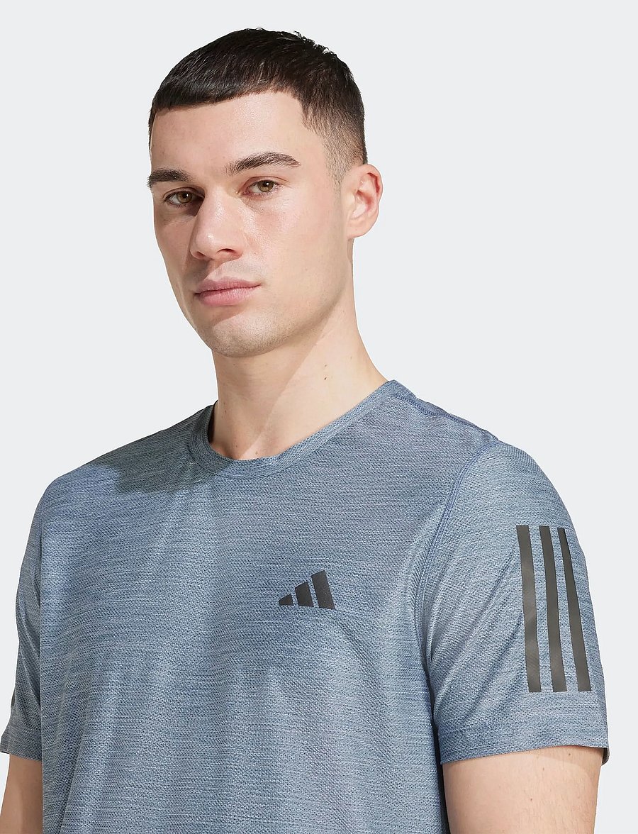 adidas Performance - OTR B TEE - oberteile & t-shirts - prloin/white - 4