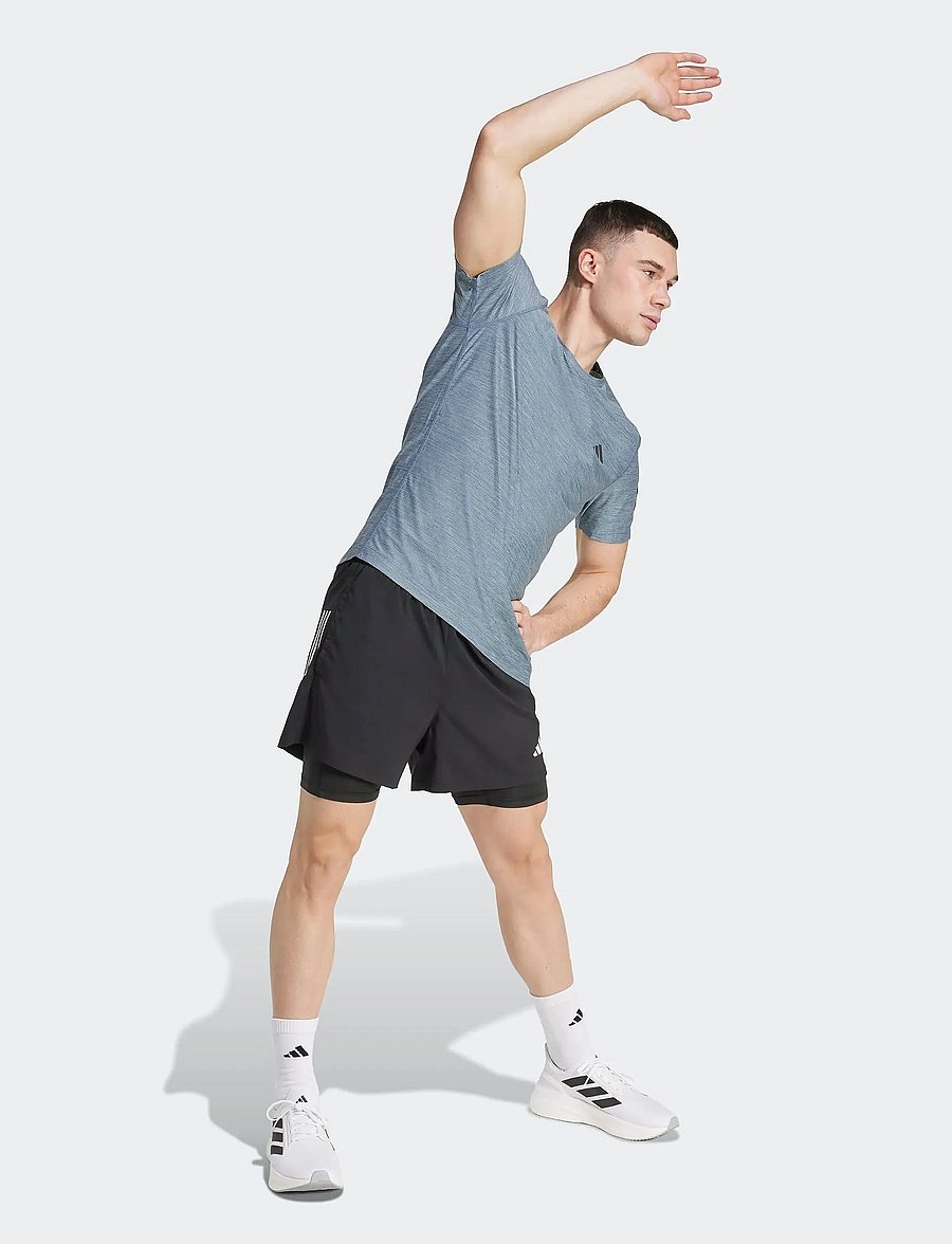 adidas Performance - OTR B TEE - oberteile & t-shirts - prloin/white - 5