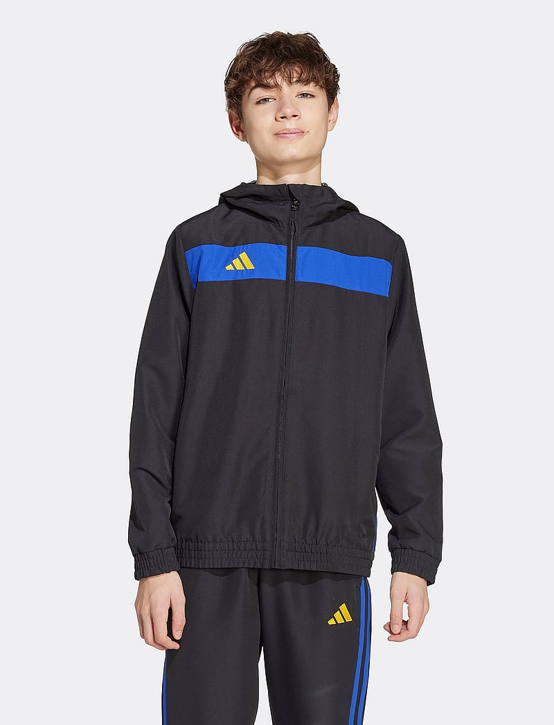 adidas Performance - TIRO ES W HOODY - kapuzenpullover - black/selubl/creyel - 0