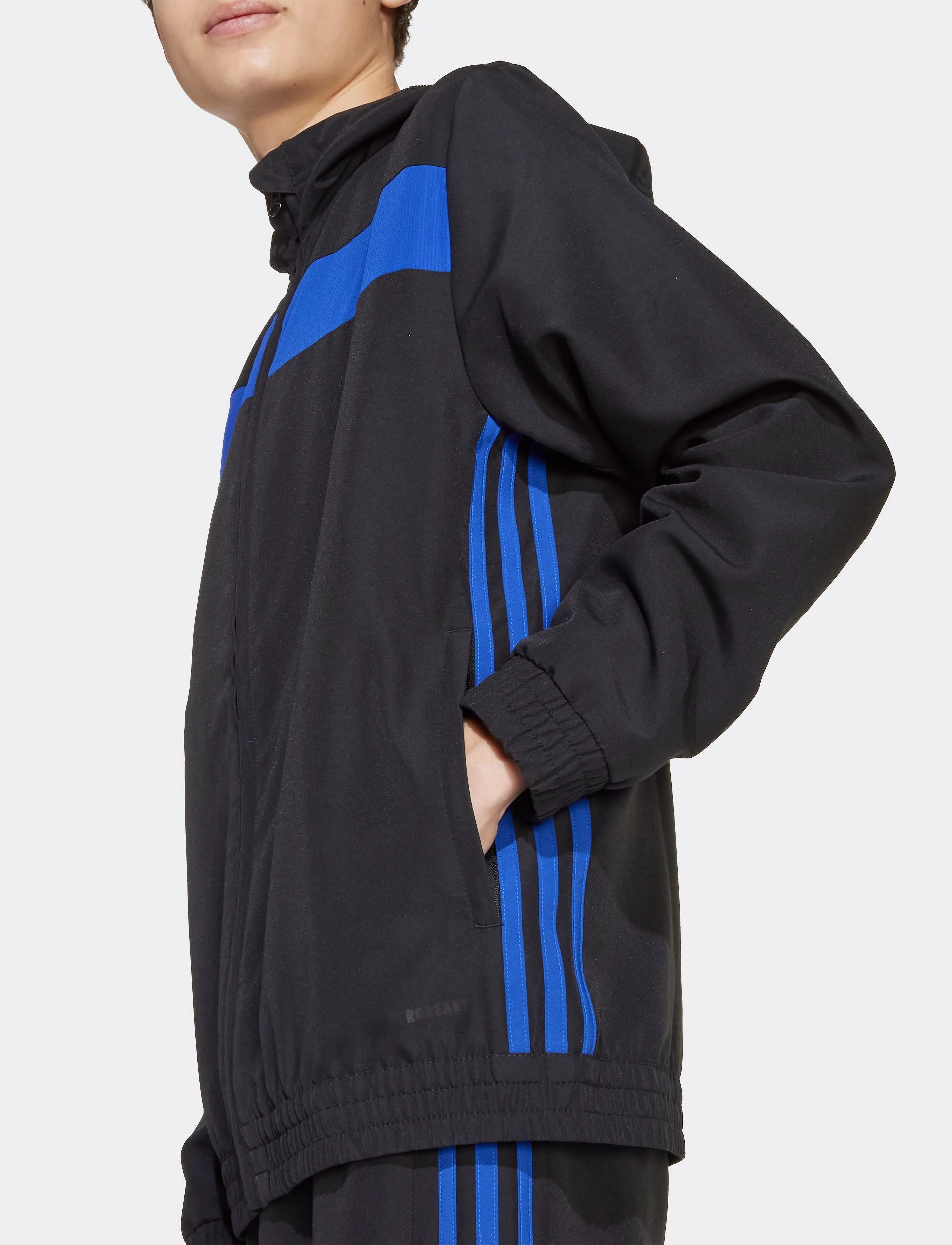 adidas Performance - TIRO ES W HOODY - hettegensere - black/selubl/creyel - 2