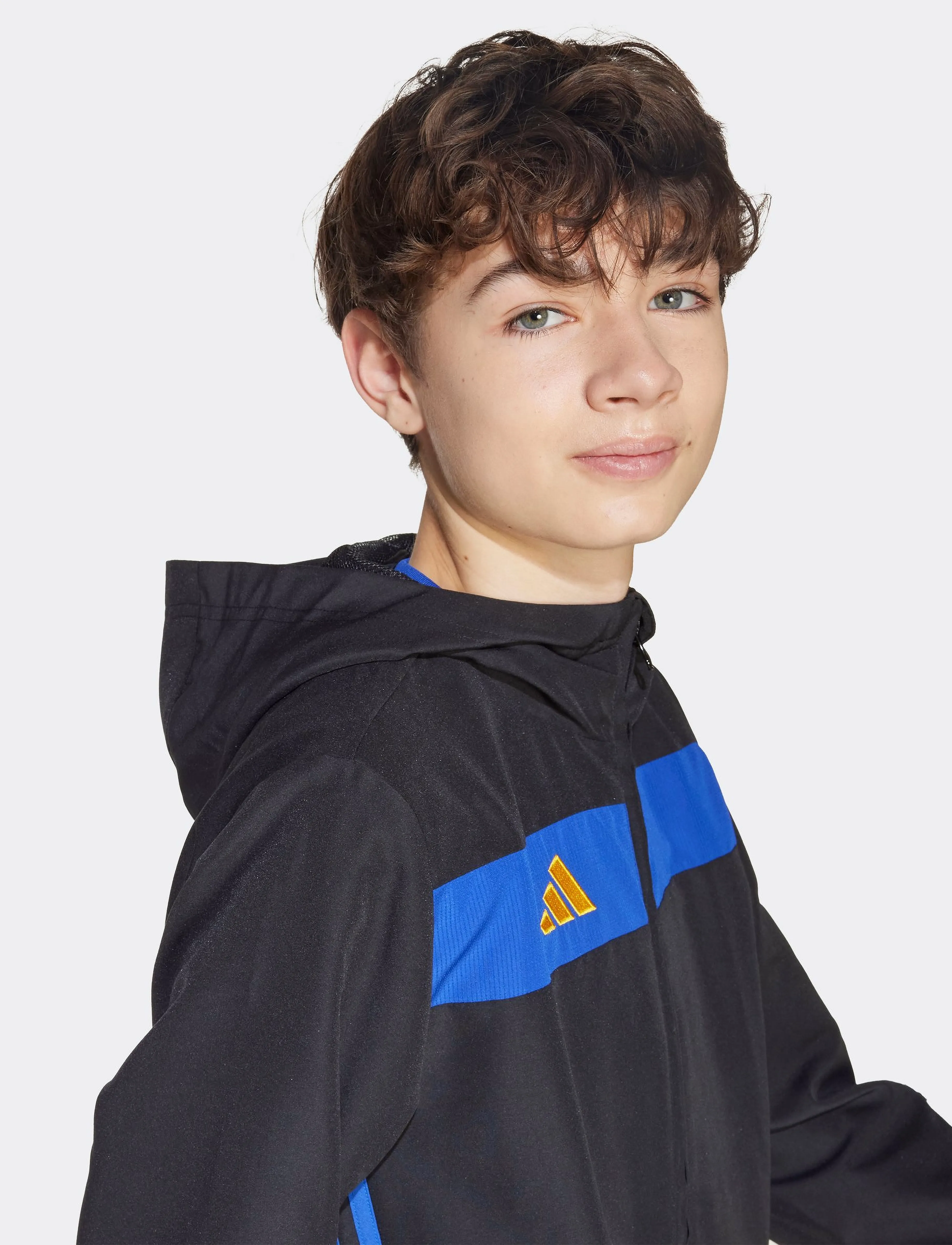 adidas Performance - TIRO ES W HOODY - hettegensere - black/selubl/creyel - 3