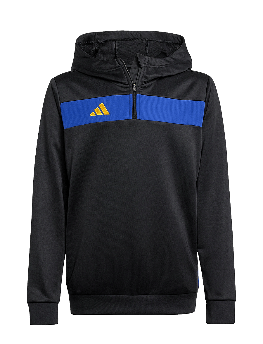 adidas Performance - TIRO ES SW HD Y - džemperi ar kapuci - black/selubl/creyel - 1