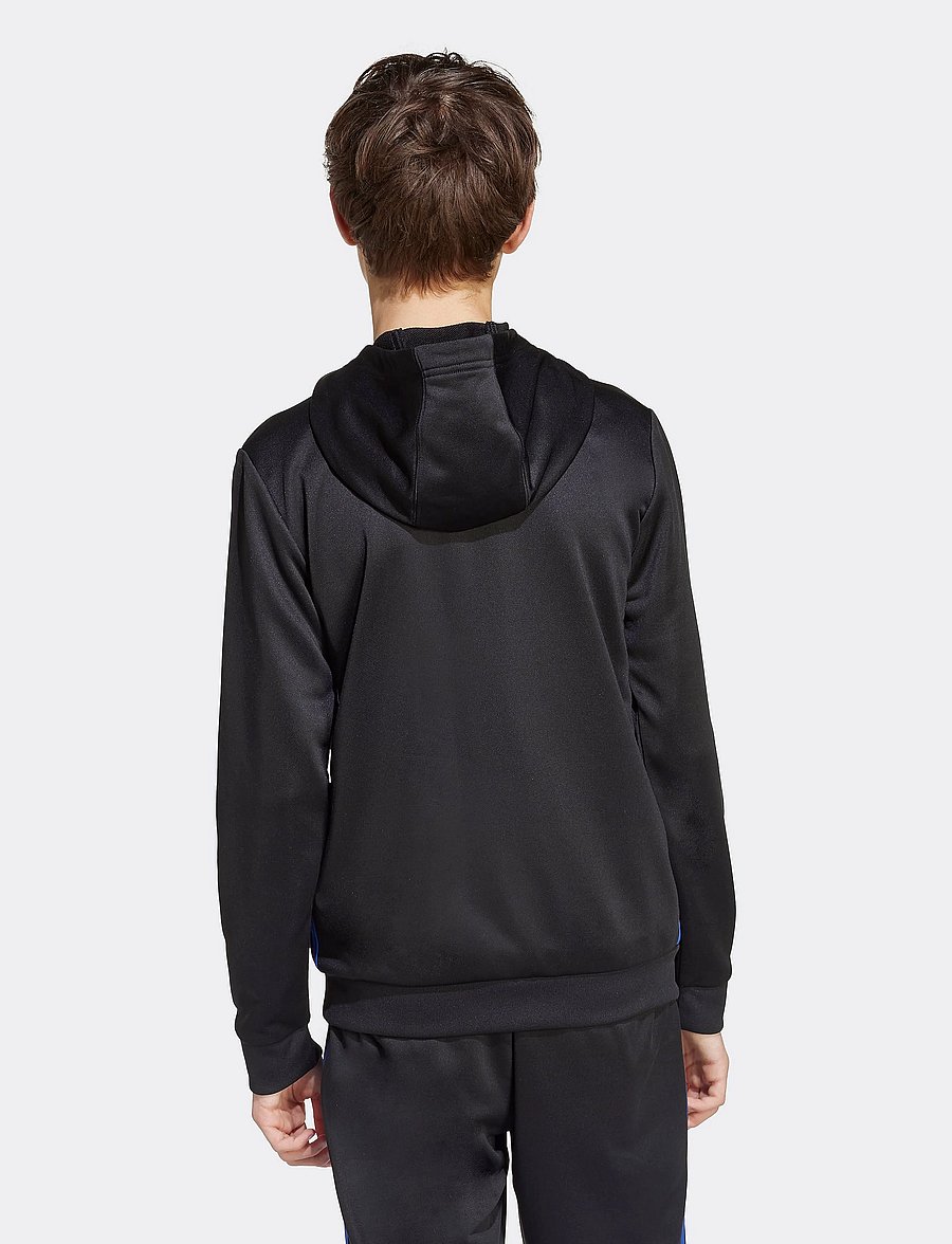 adidas Performance - TIRO ES SW HD Y - džemperi ar kapuci - black/selubl/creyel - 2