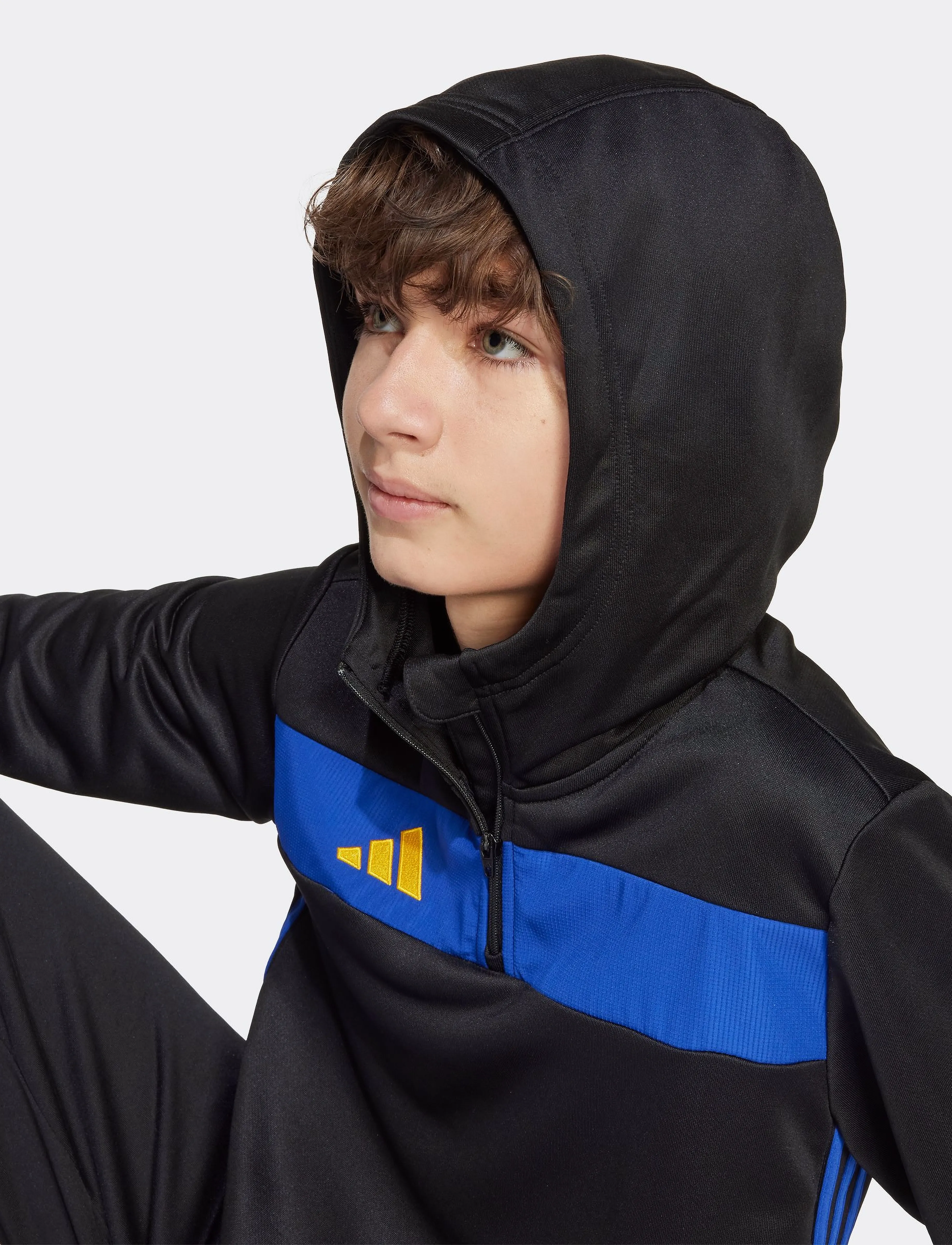 adidas Performance - TIRO ES SW HD Y - hupparit - black/selubl/creyel - 4