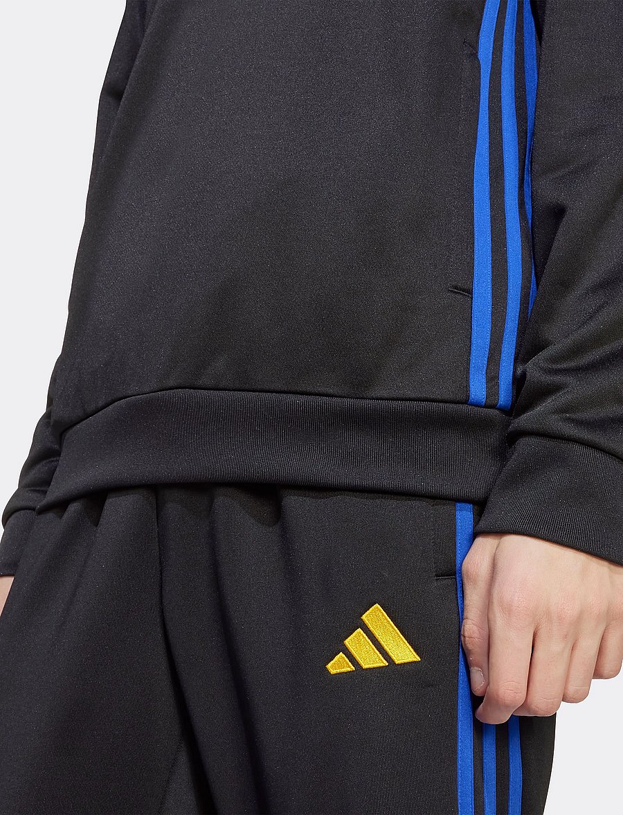 adidas Performance - TIRO ES SW HD Y - džemperi ar kapuci - black/selubl/creyel - 5