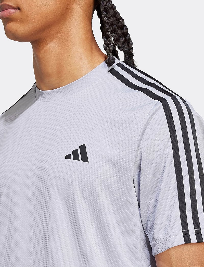 adidas Performance - TR-ES BASE 3S T - t-shirts - halsil/black - 3