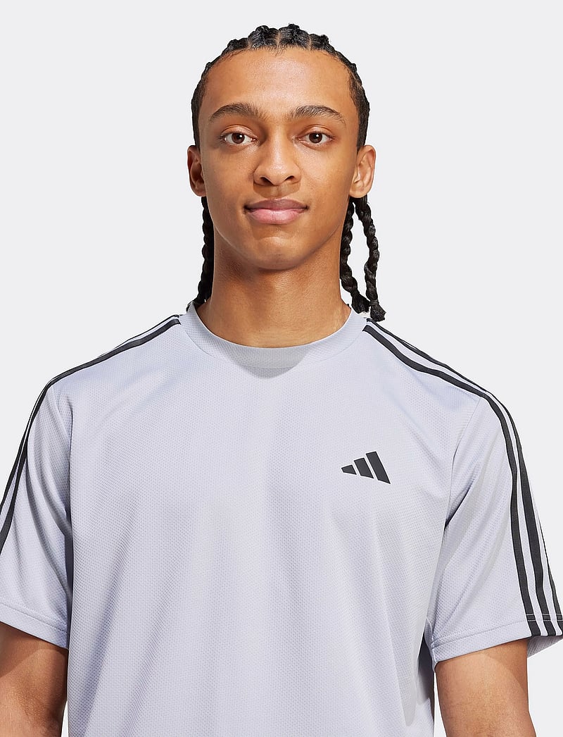 adidas Performance - TR-ES BASE 3S T - t-shirts - halsil/black - 5