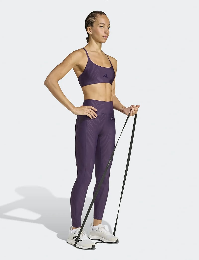 adidas Performance - OPTIME AOP - træningstights - aurplu - 0