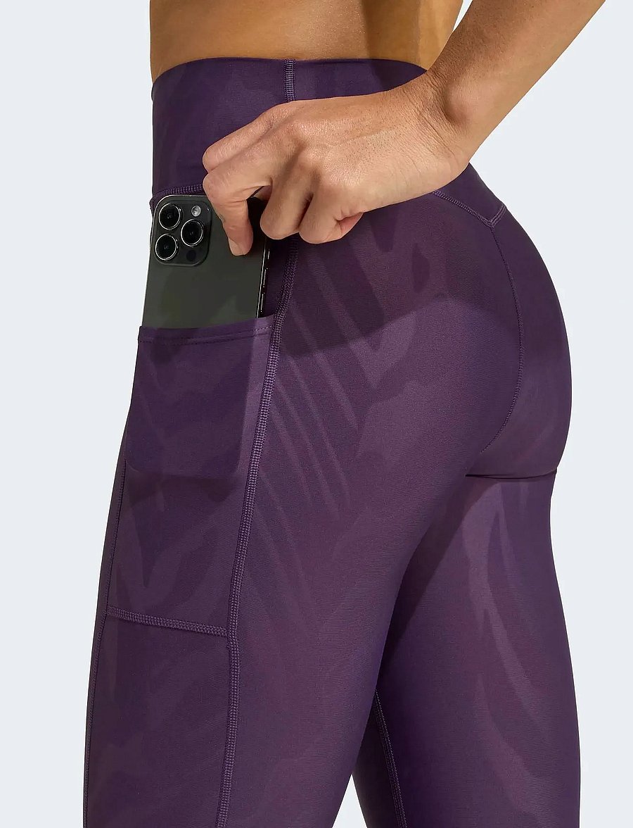 adidas Performance - OPTIME AOP - 7/8 länge - aurplu - 3
