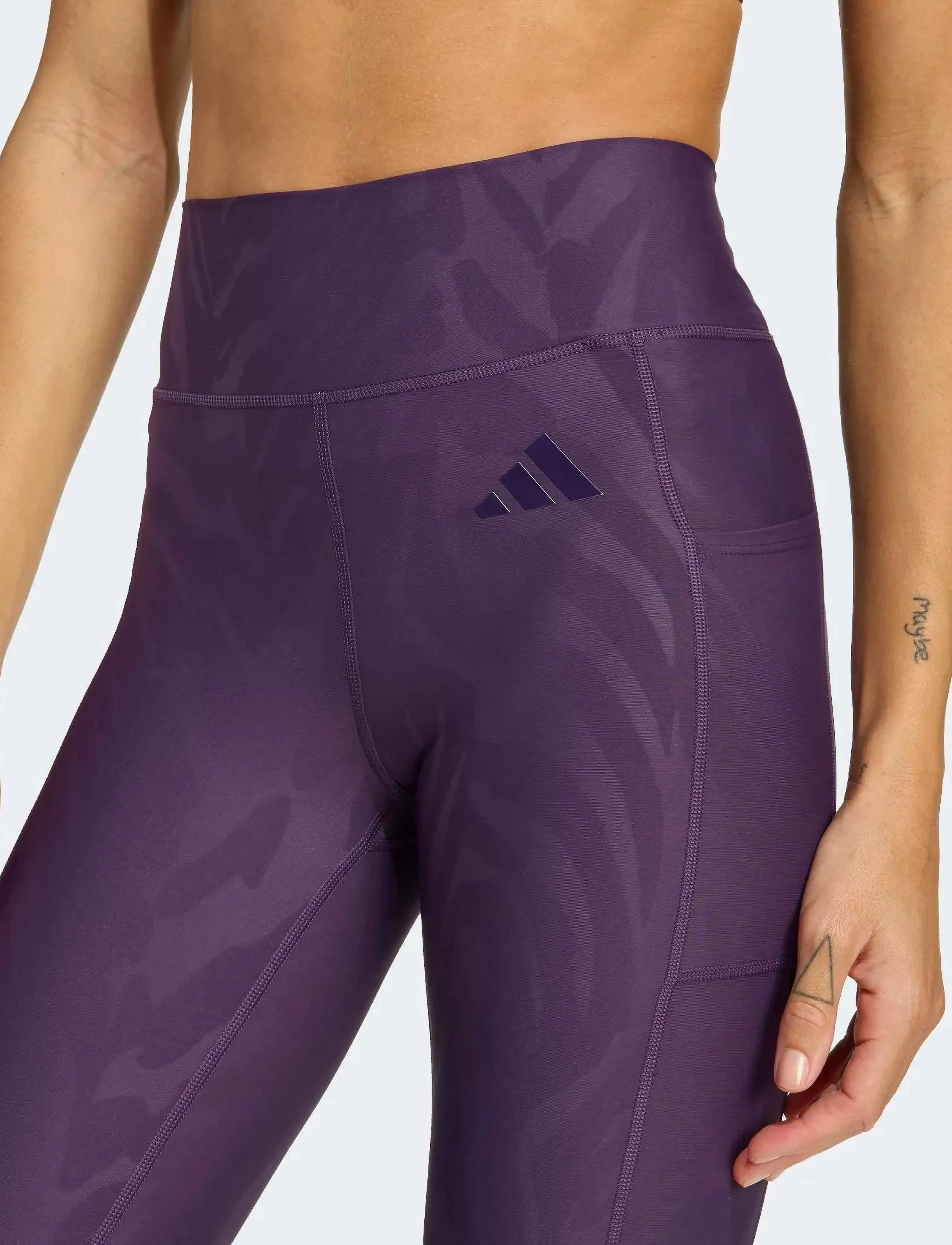 adidas Performance - OPTIME AOP - 7/8 længde - aurplu - 5