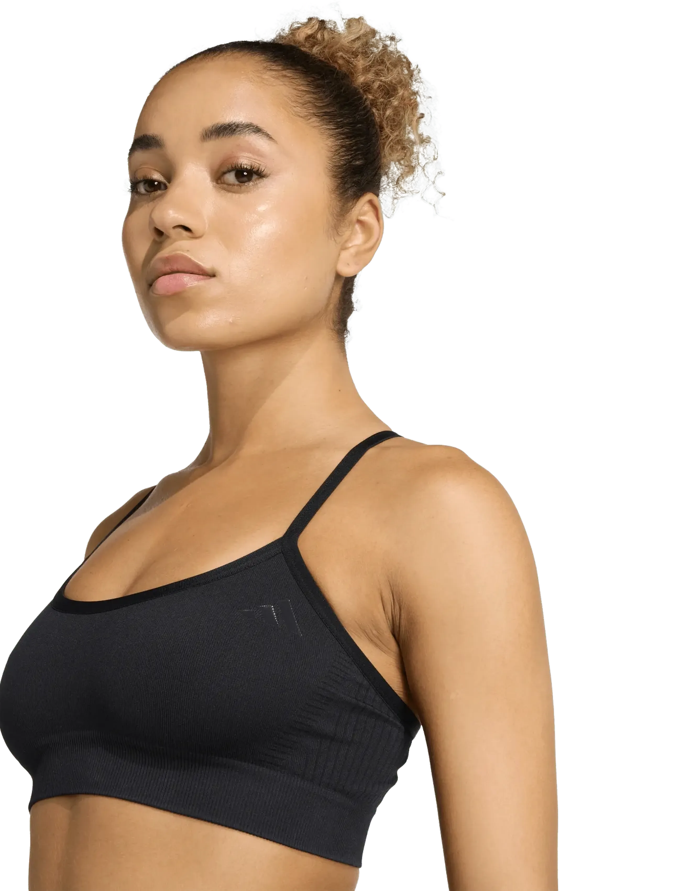adidas Performance - WE KNIT LS BRA - spordirinnahoidjad - black - 4
