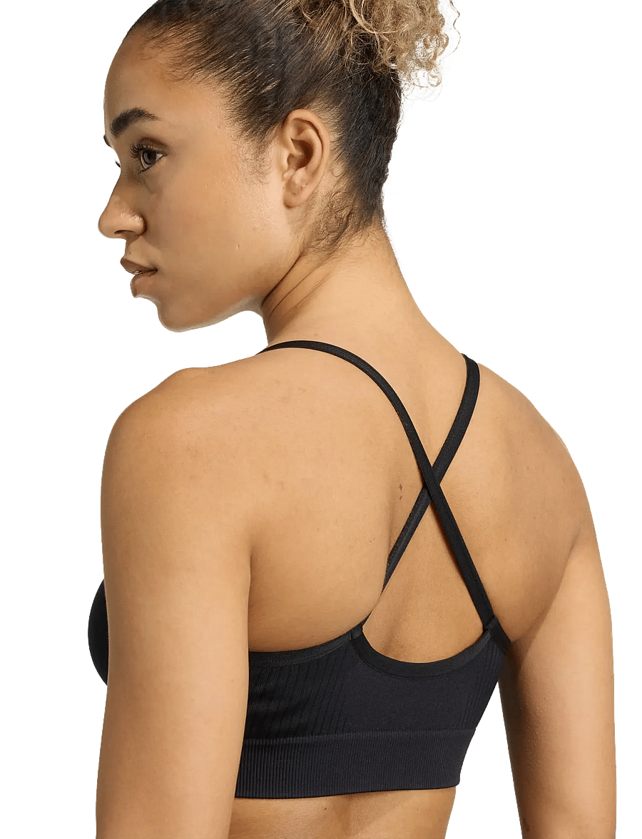adidas Performance - WE KNIT LS BRA - spordirinnahoidjad - black - 5