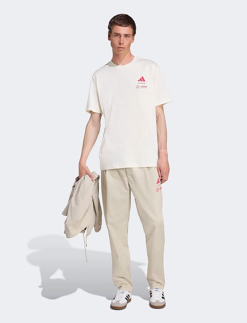 adidas Performance - MER SP GFXTEE M - t-shirts - owhite - 4