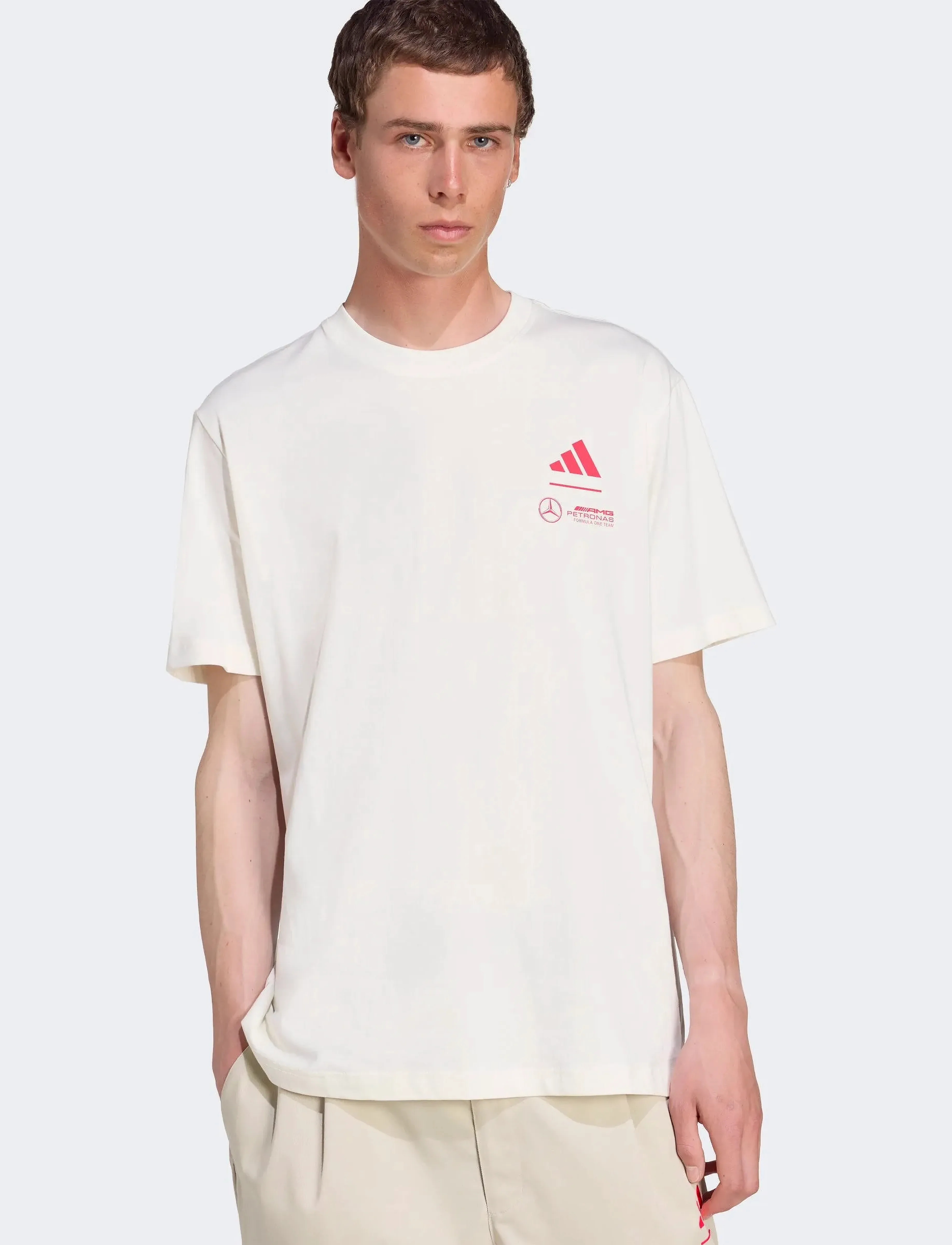 adidas Performance MER SP GFXTEE M - Riided - OWHITE / white