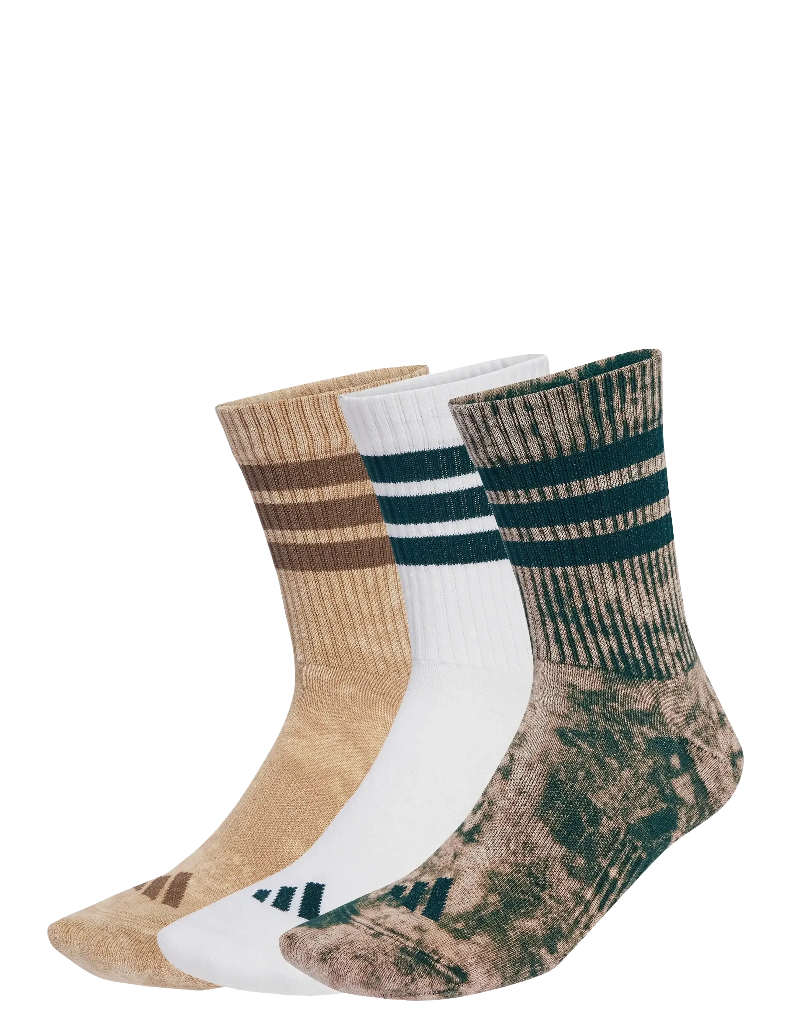 adidas Performance - 3S C CRW WSH 3P - Íþróttasokkar - warsan/aurivy/white - 0