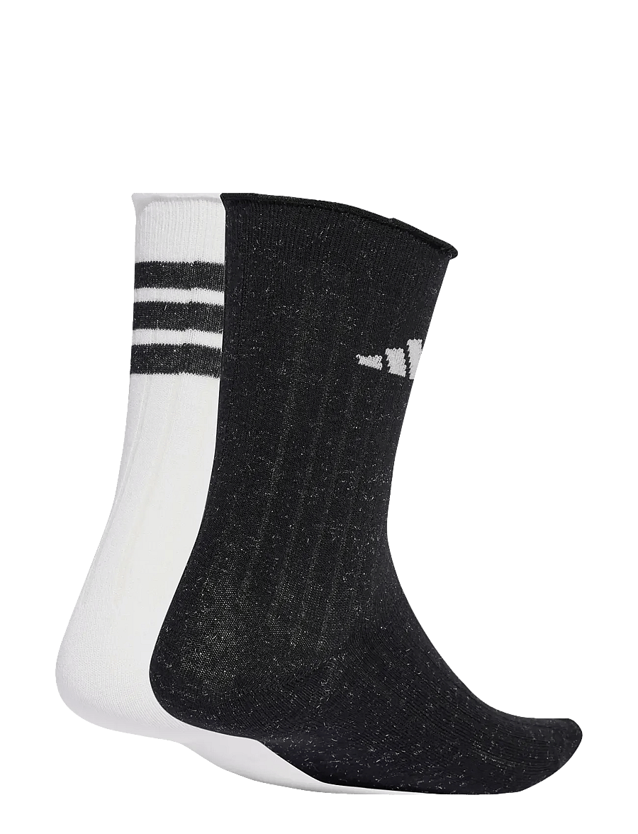adidas Performance - GLOW SOCK 2PP - alusvaatteet ja sukat - white/black/greone - 1