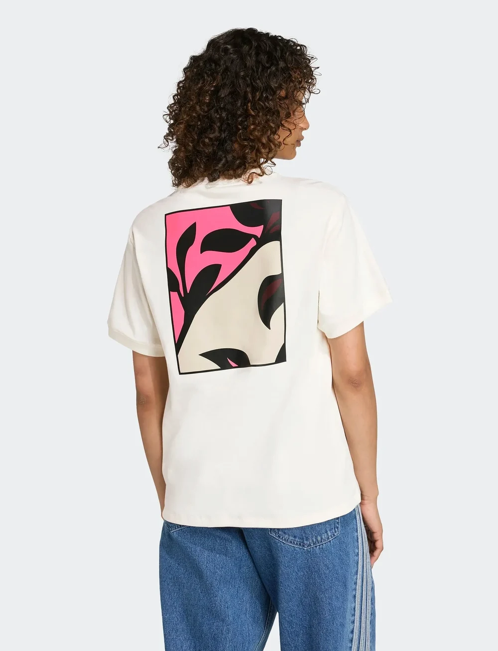 adidas Performance - MER SP GFXTEE W - t-shirts - owhite - 4