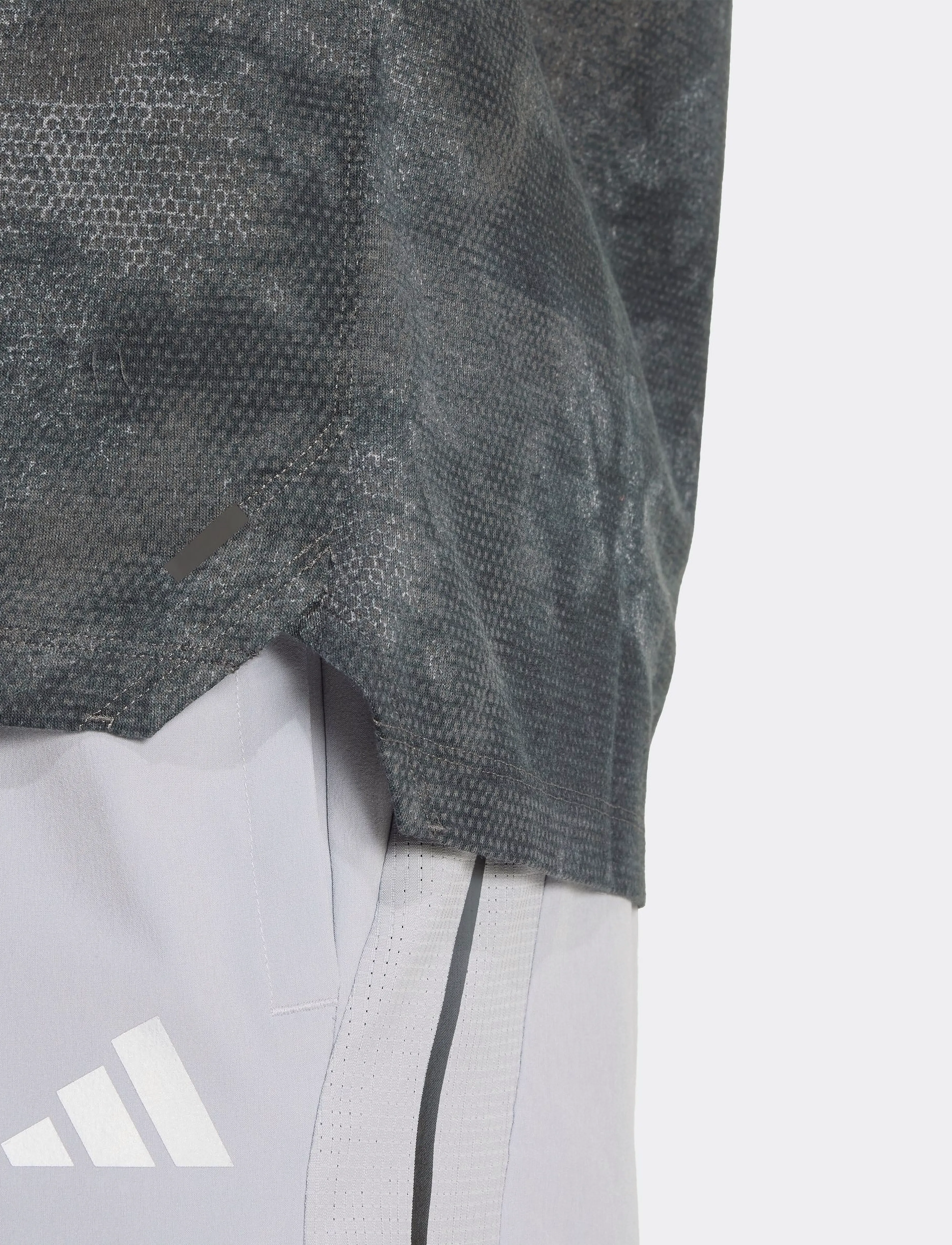 adidas Performance - POWER AOP TEE - t-shirts - grey/gresix/black - 4