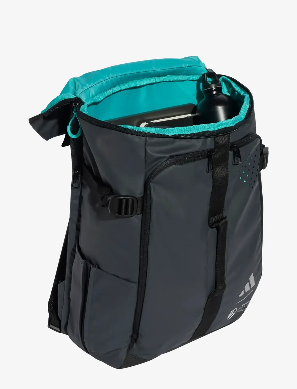 adidas Performance - MER HYBRID BP - sporttaschen - carbon/black/refsil - 2