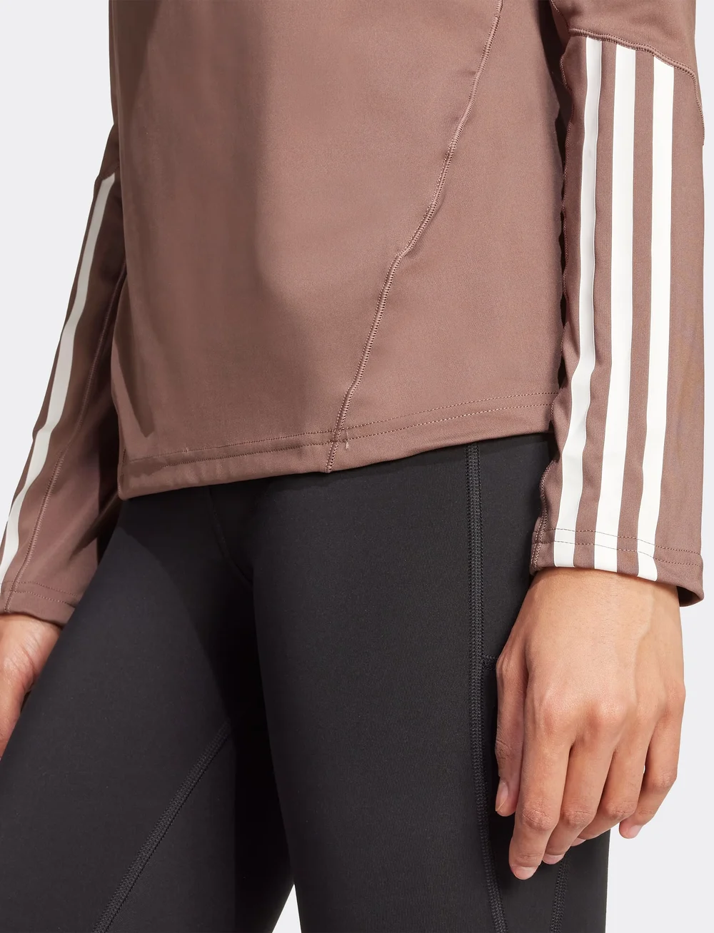 adidas Performance - HYGLM 1/4ZIP - fleece og mellemlag - earstr/white - 2