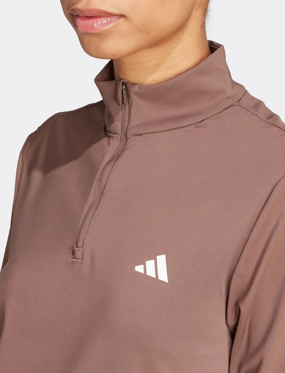 adidas Performance - HYGLM 1/4ZIP - fleece og mellemlag - earstr/white - 5