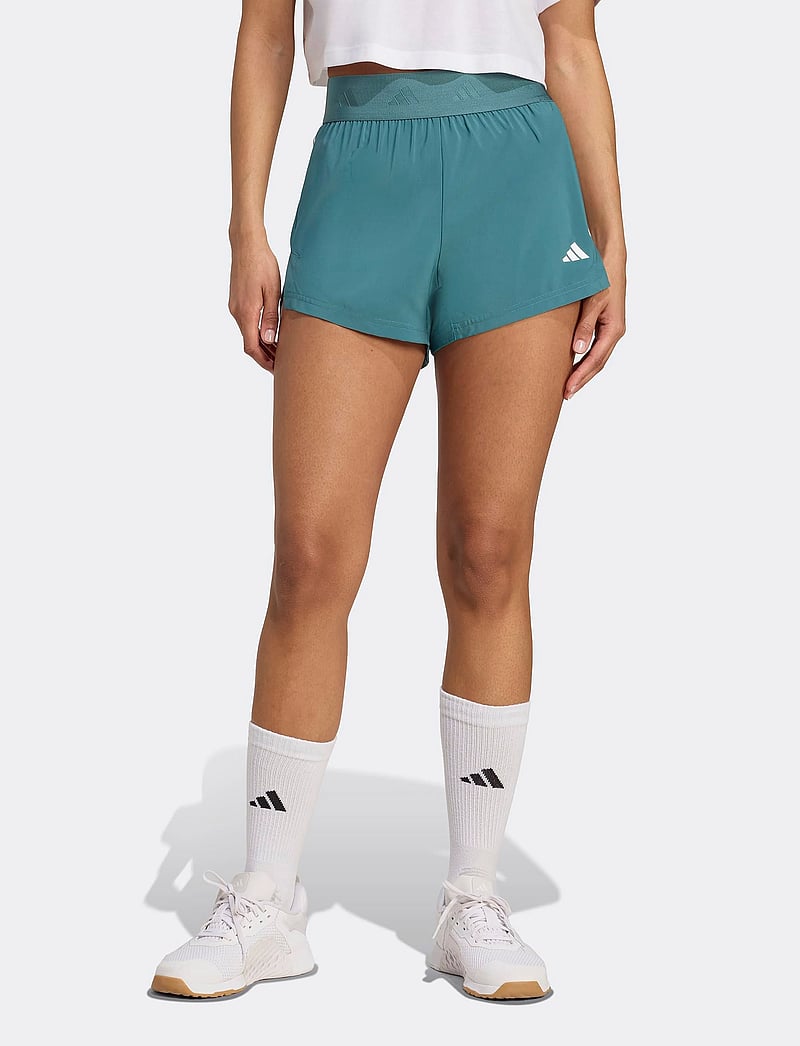 adidas Performance - HYGLM WVN SHO - trainingsshorts - pretea/white - 0