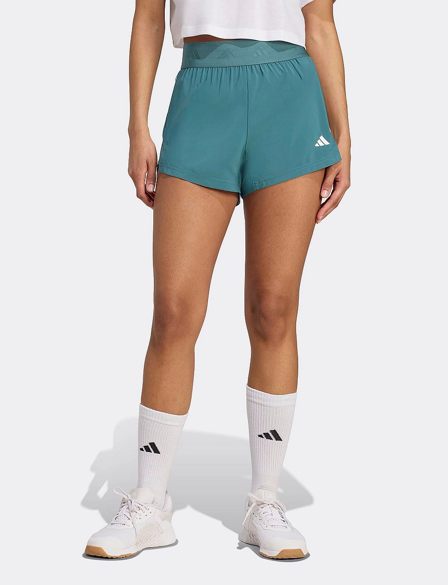 adidas Performance - HYGLM WVN SHO - träningsshorts - pretea/white - 0