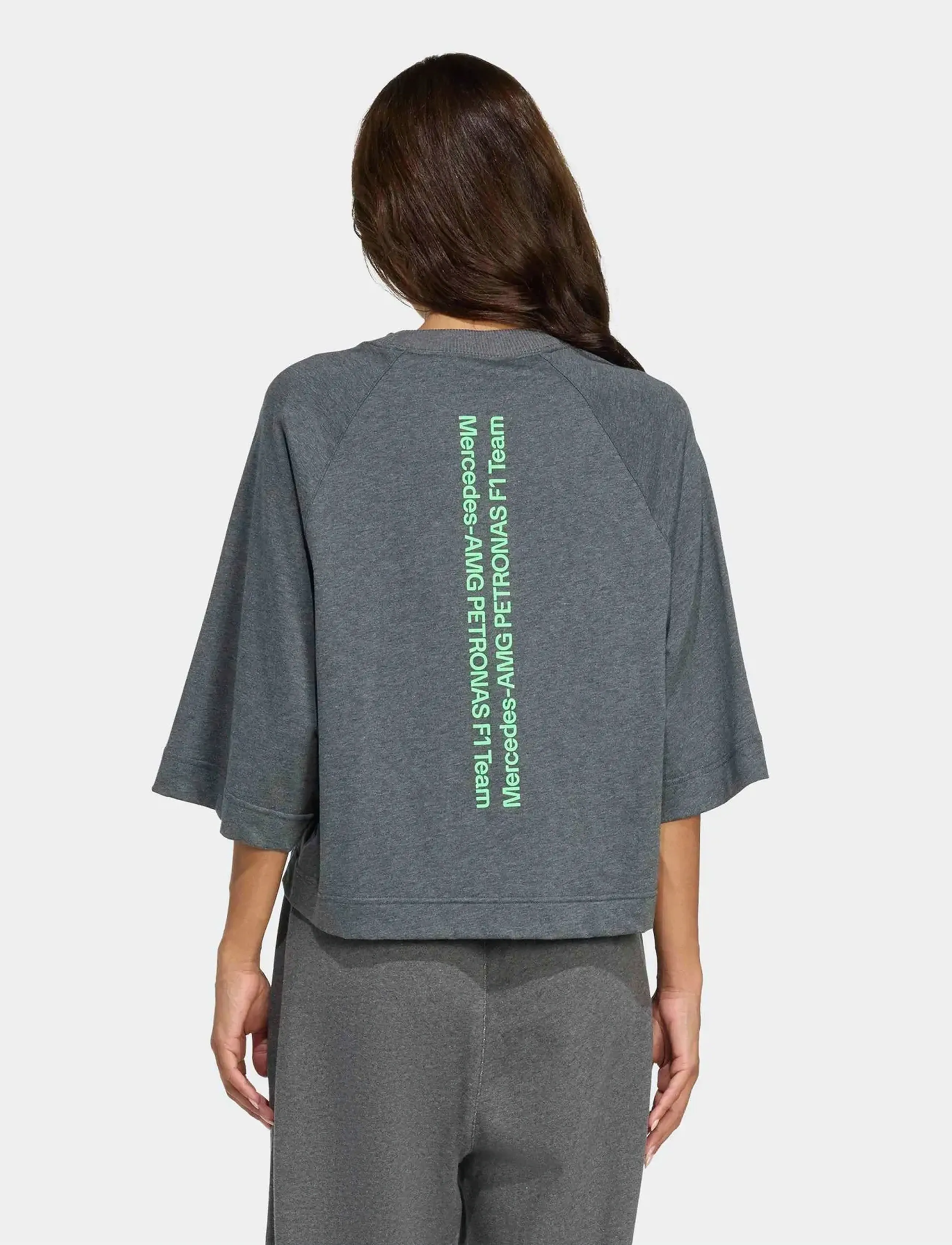 adidas Performance - MER PS TEE SS W - t-shirts - dgreyh - 4