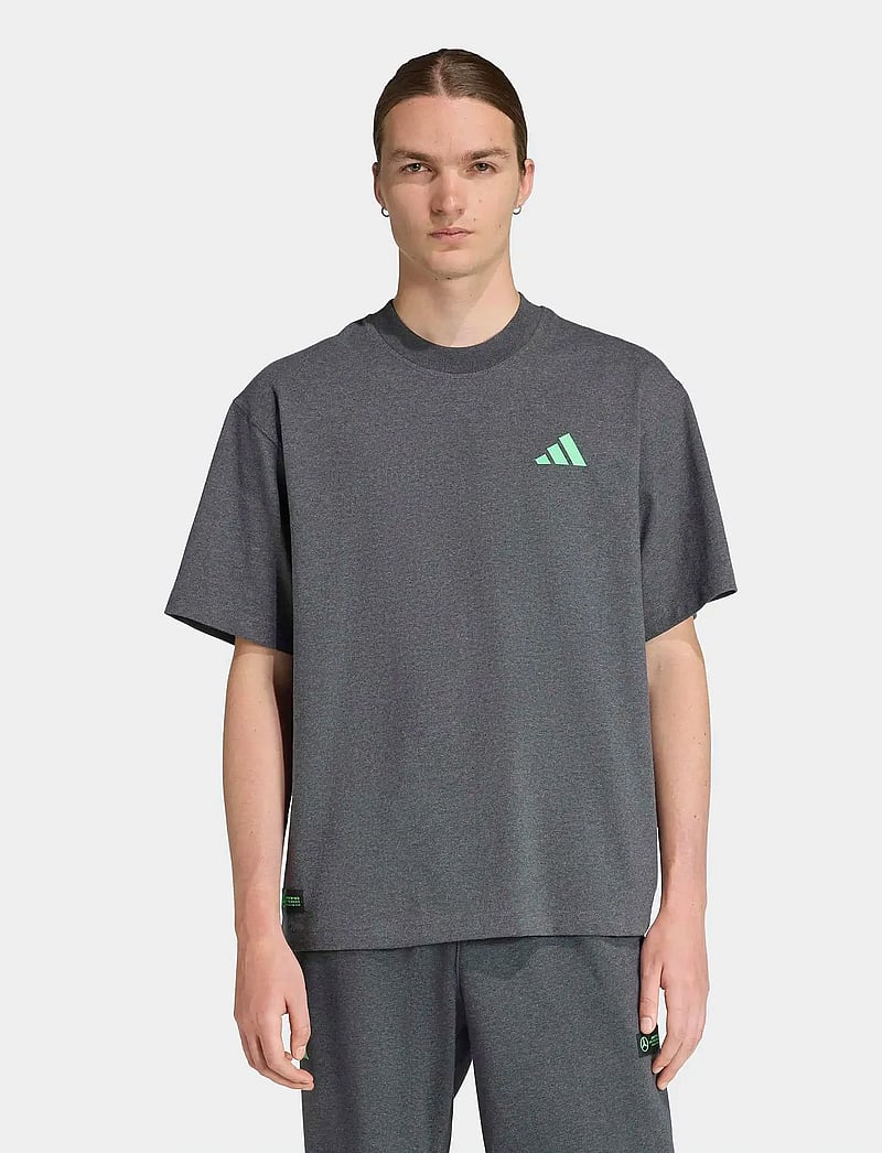 adidas Performance - MER PS TEE M - oberteile & t-shirts - dgreyh - 0