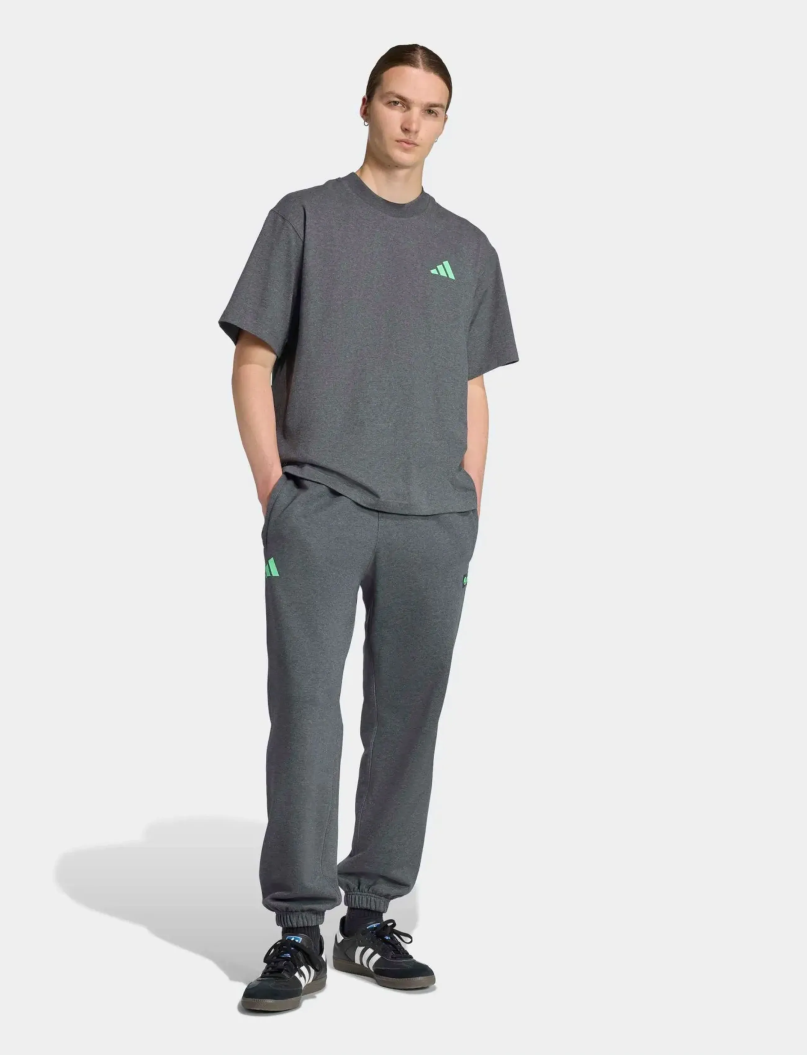 adidas Performance - MER PS SWTPNT M - mjukisbyxor - dgreyh - 3