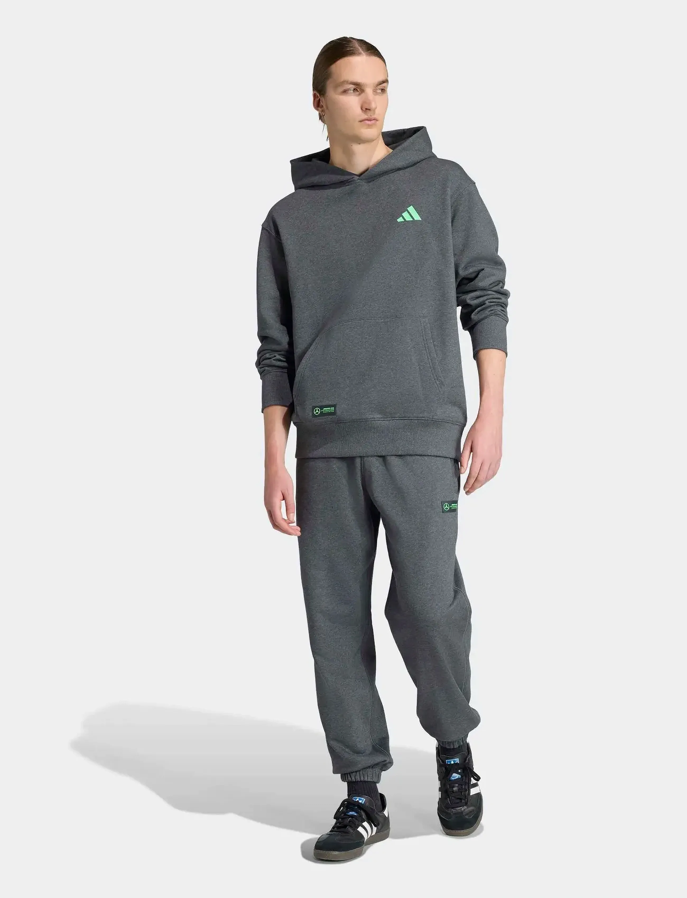 adidas Performance - MER PS HOOD M - kapuzenpullover - dgreyh - 2